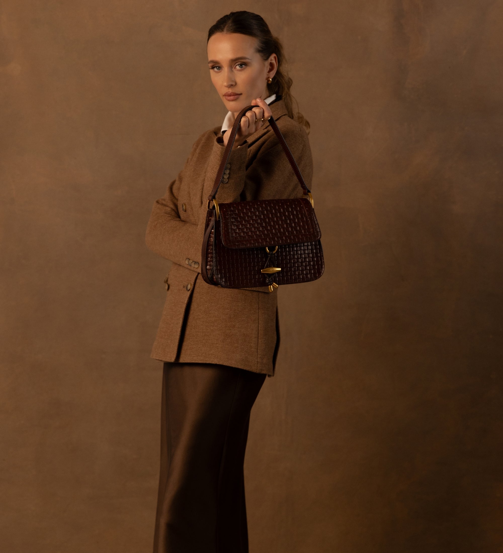 Borsa con patta in pelle da donna - Possession