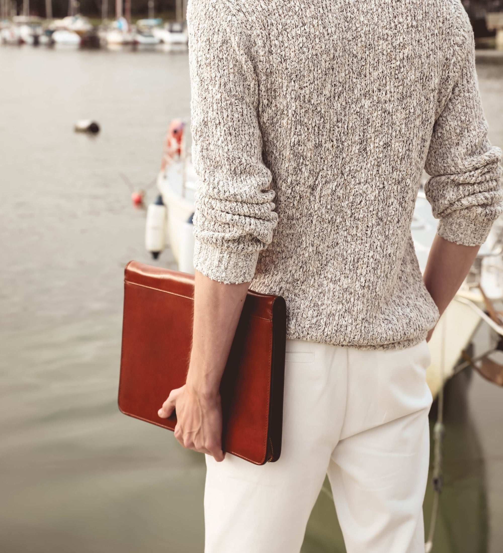 Portadocumenti organizer A4 in pelle - Candide