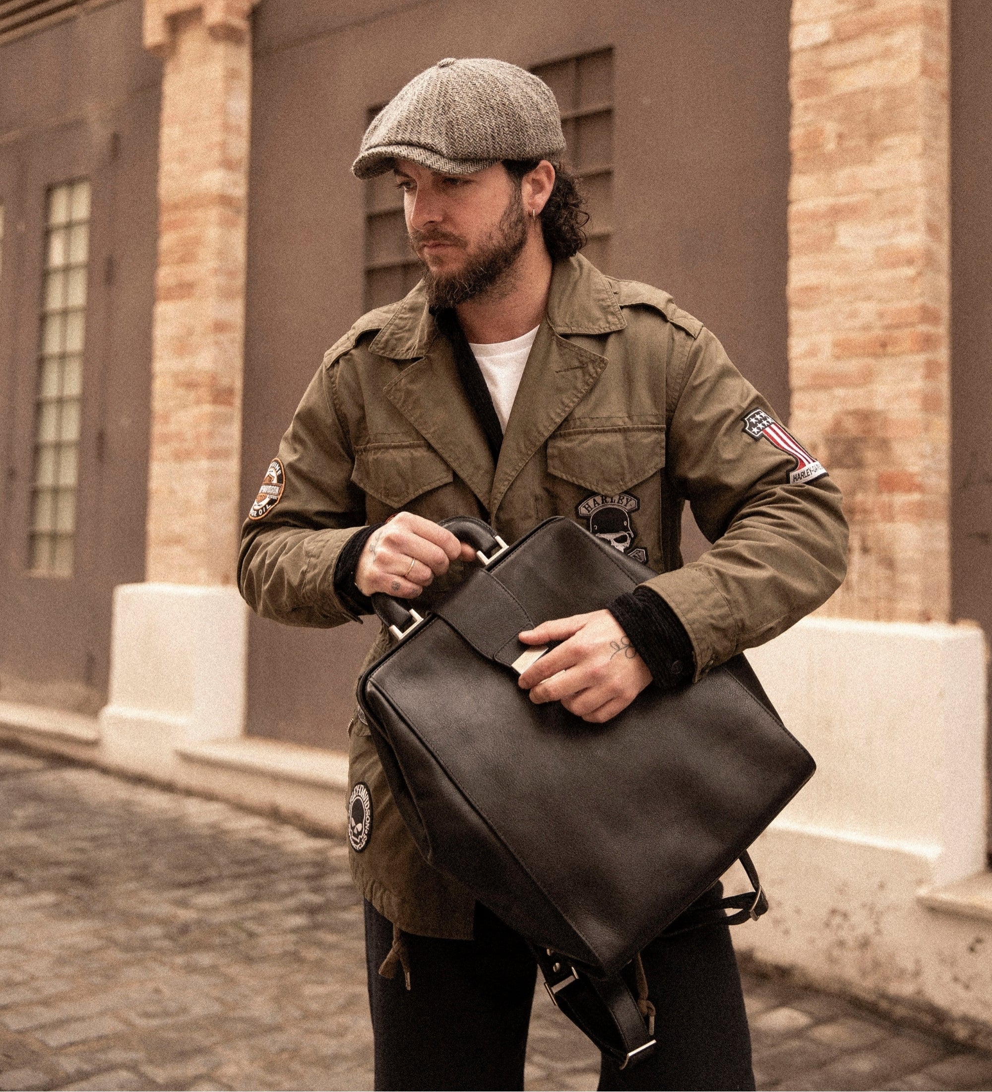 Zaino in pelle - A Brief Story of Time