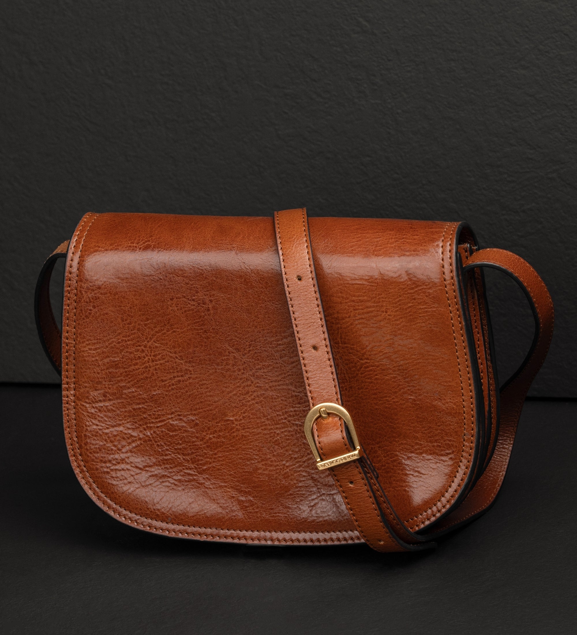 Borsa a tracolla in pelle modello saddle donna - Moonfleet