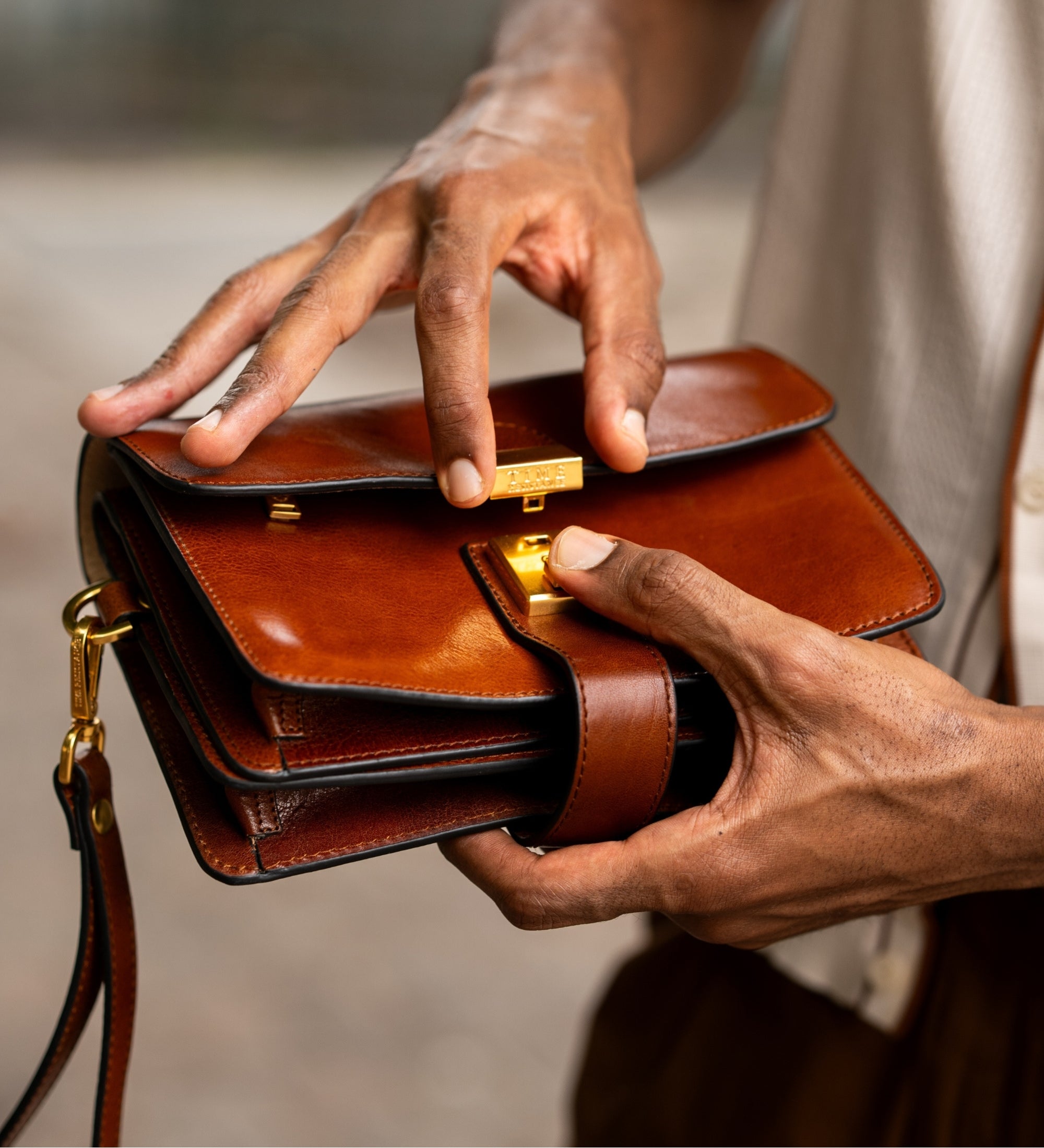 Pochette in pelle - The Maltese Falcon