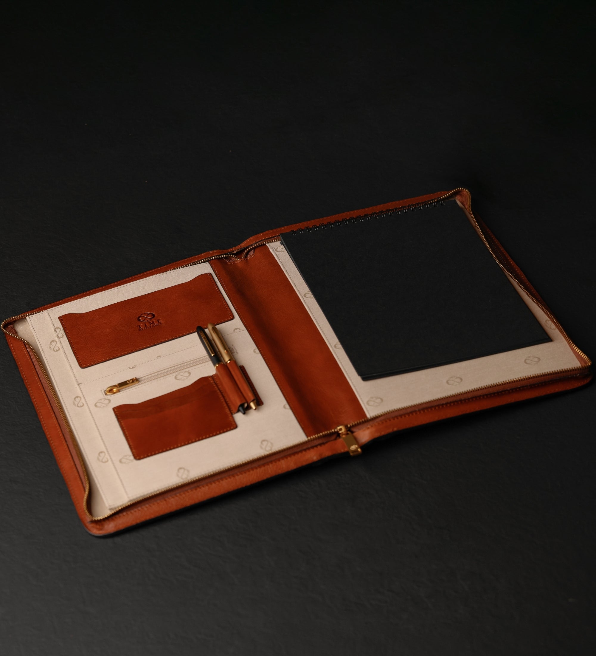 Portadocumenti organizer A4 in pelle - Candide