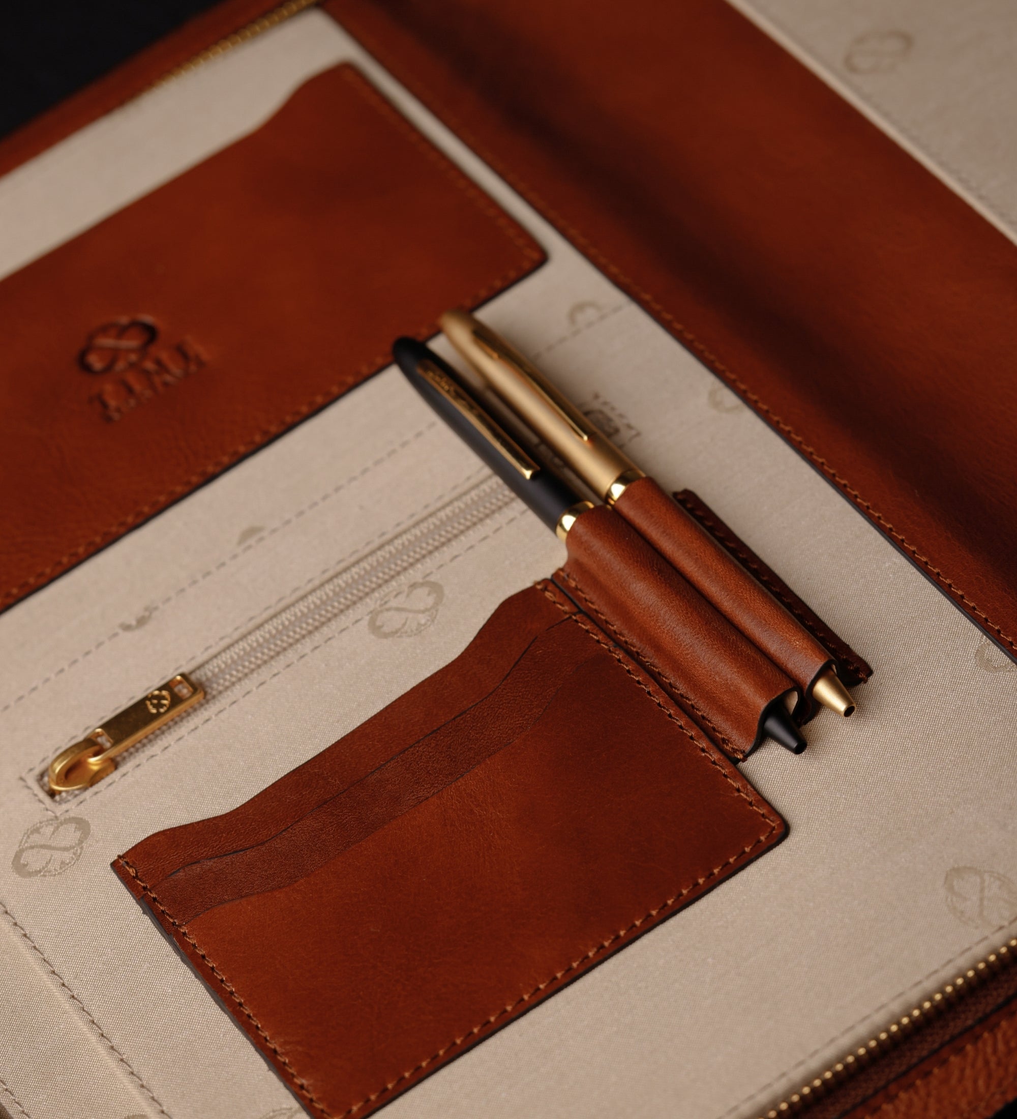 Portadocumenti organizer A4 in pelle - Candide