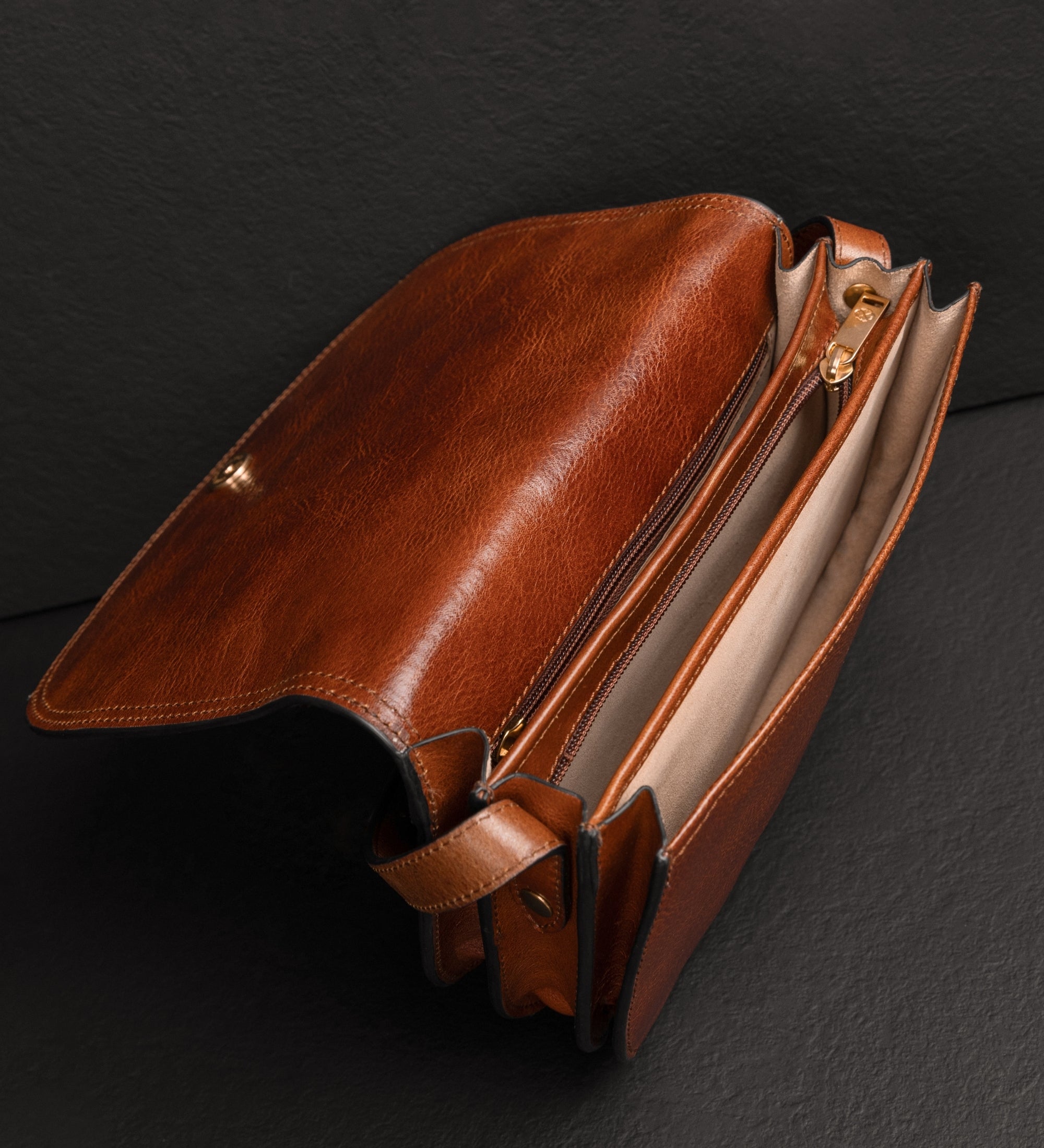 Borsa a tracolla in pelle modello saddle donna - Moonfleet