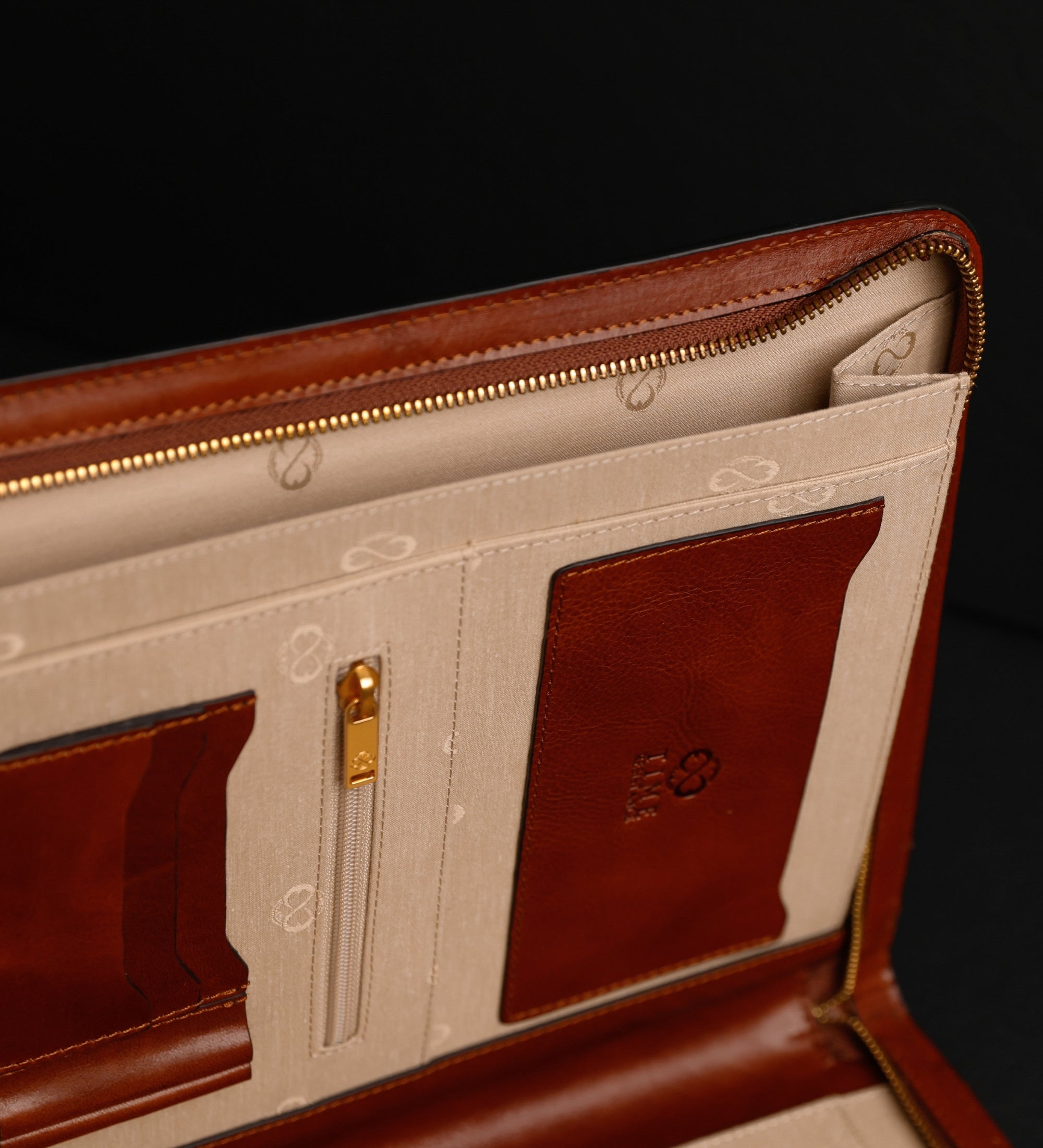 Portadocumenti organizer A4 in pelle - Candide