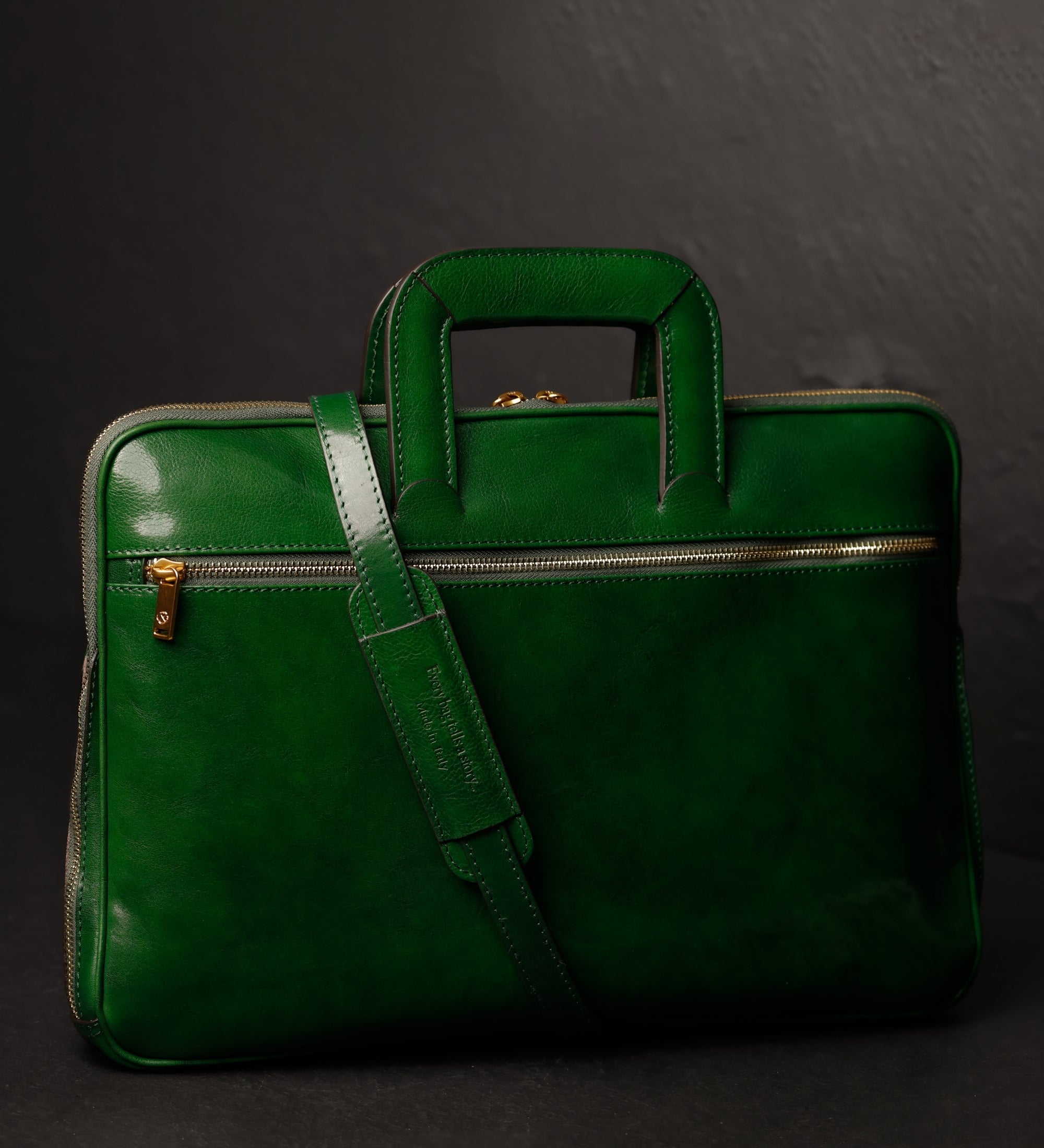 Cartella in pelle per PC donna - Brave New World