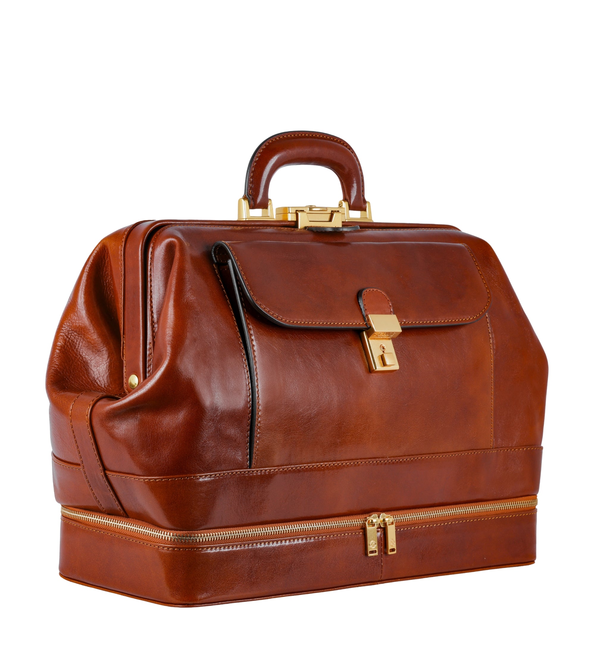 Borsa da medico grande in pelle Italiana - The Master and Margarita