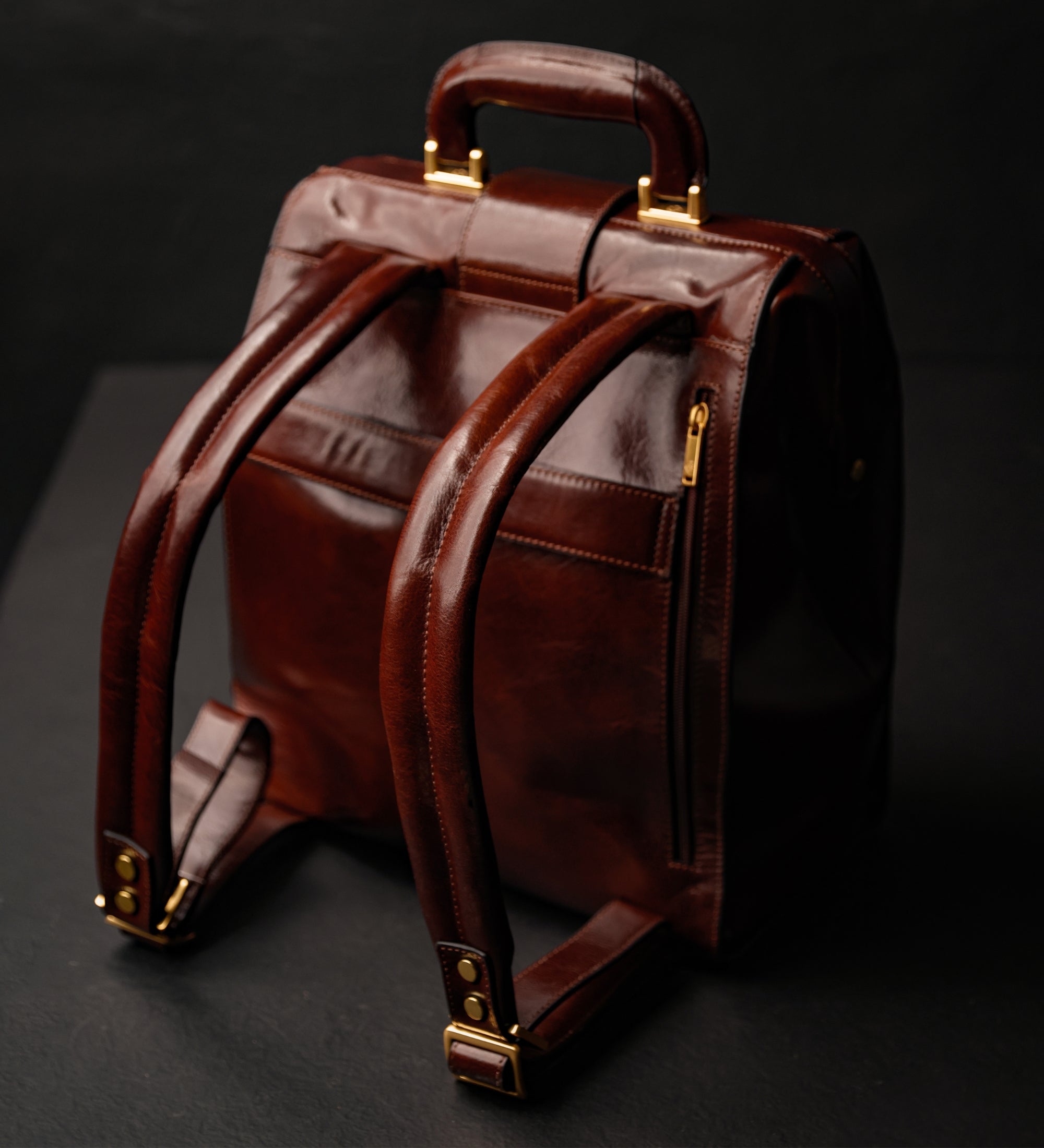 Zaino in pelle - A Brief Story of Time