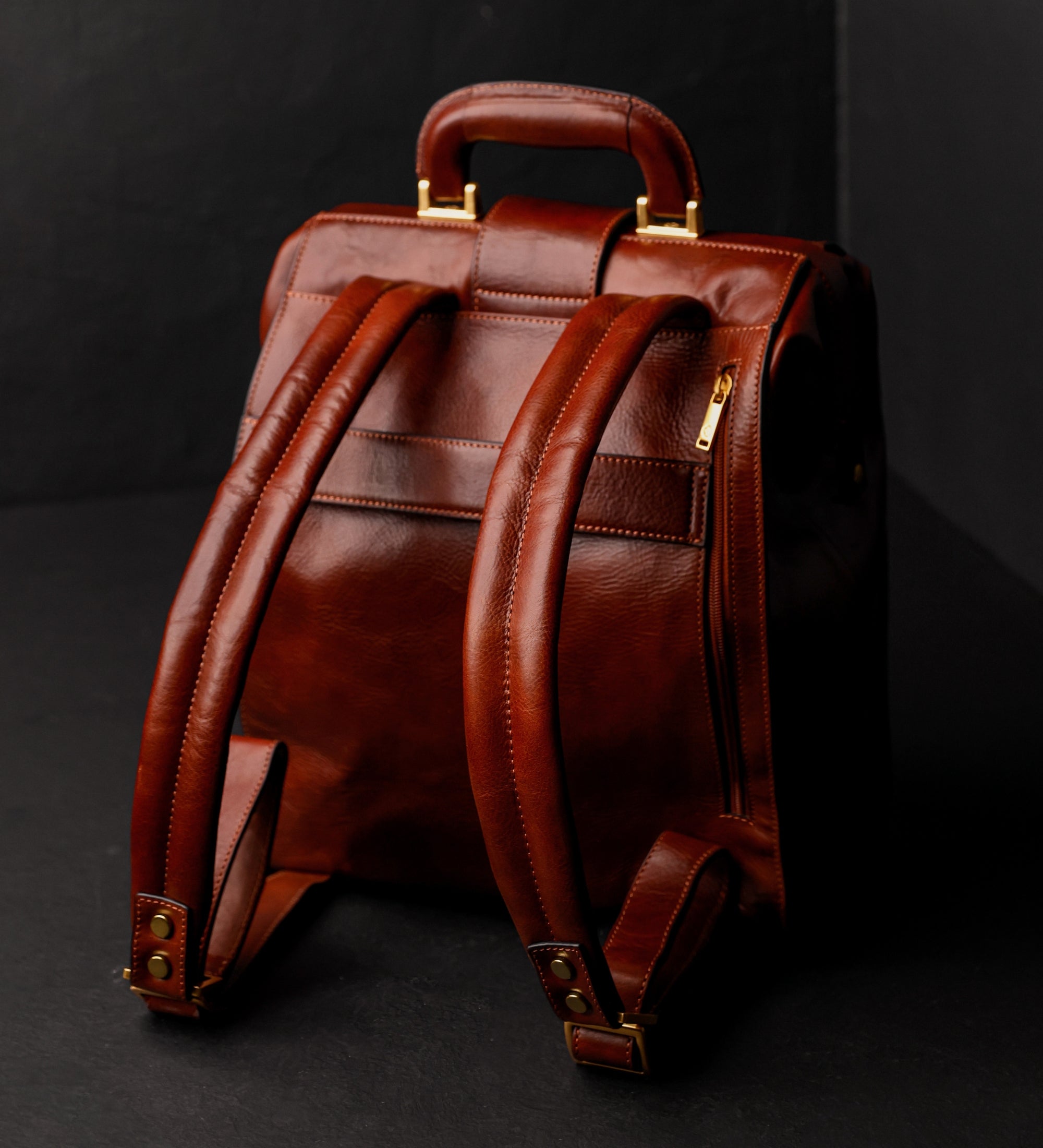Zaino in pelle - A Brief Story of Time