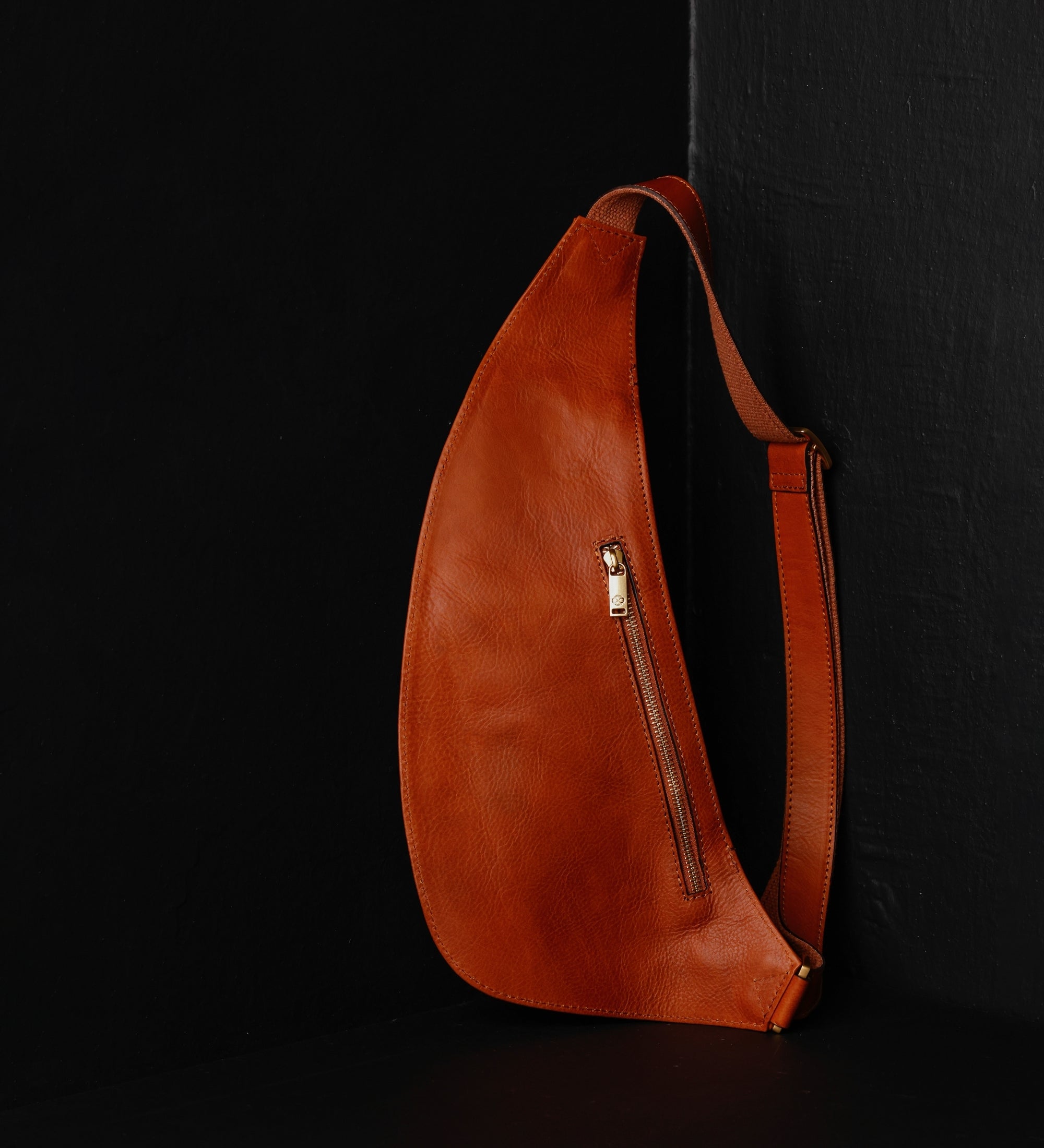 Borsa monospalla a tracolla in pelle - The Monk