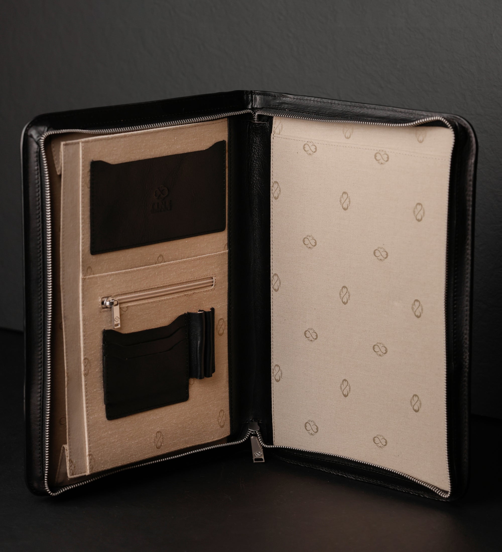 Portadocumenti organizer A4 in pelle - Candide
