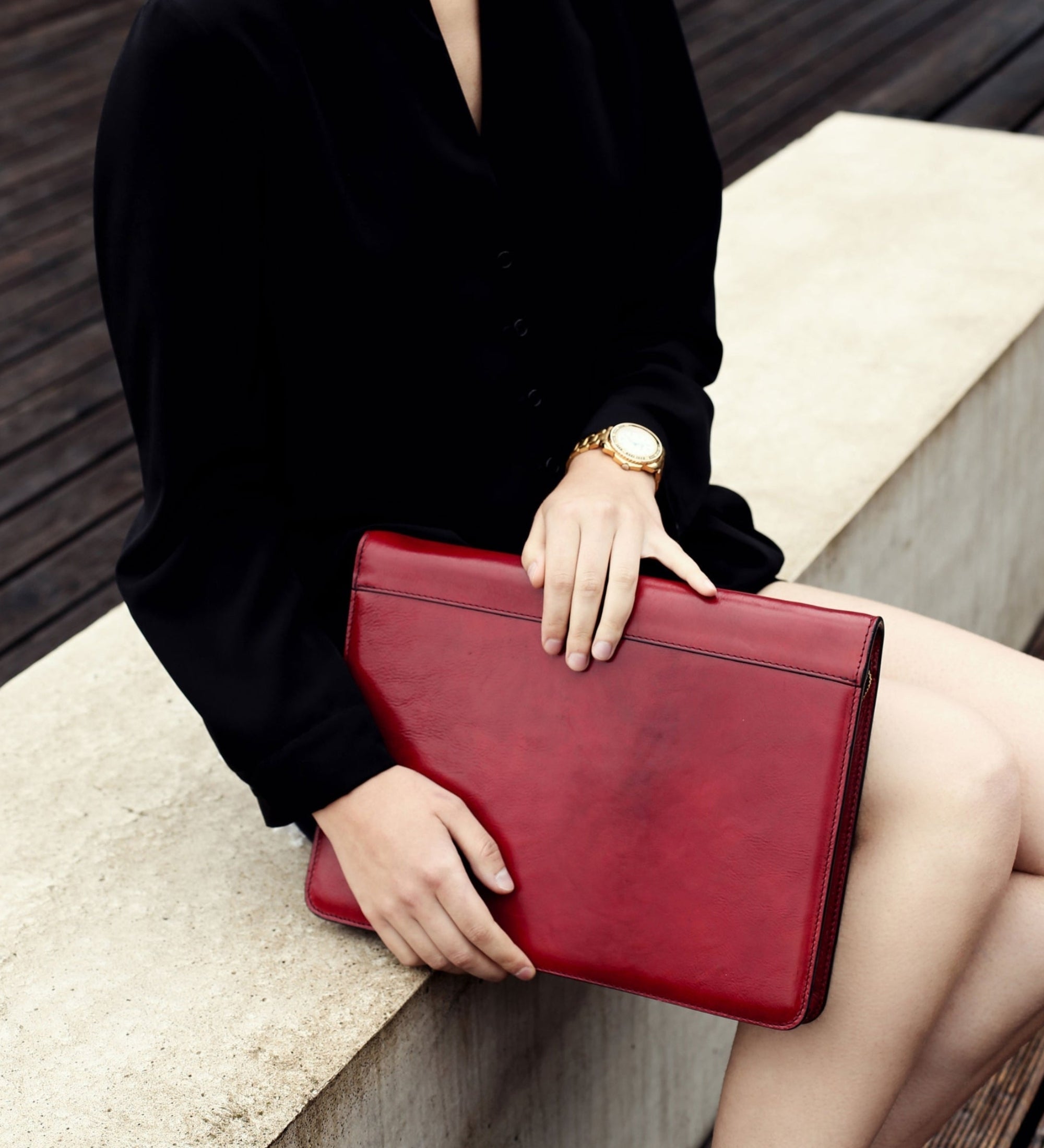 Portadocumenti organizer A4 in pelle donna - Candide