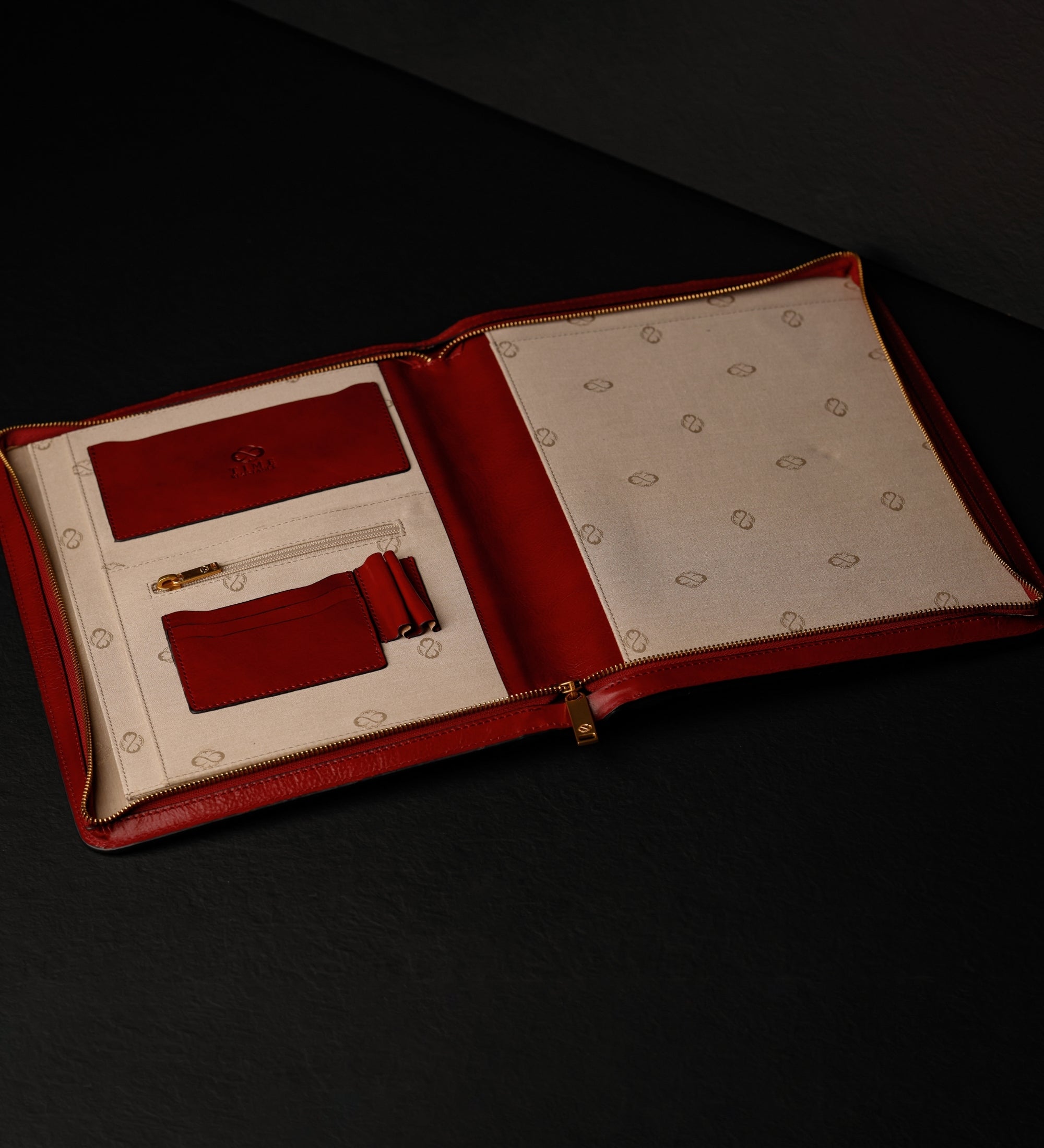 Portadocumenti organizer A4 in pelle - Candide