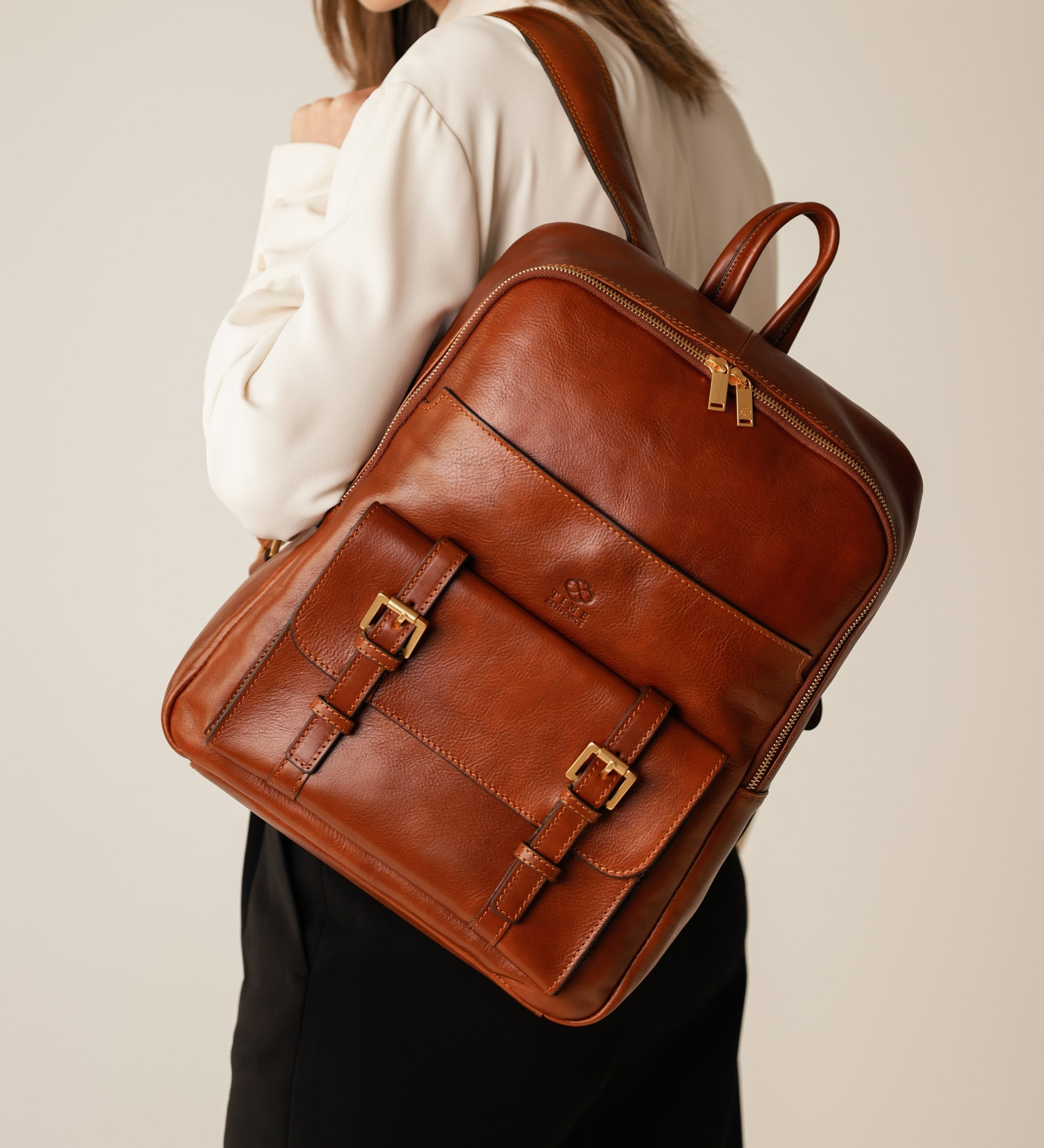 Zaino borsa da viaggio in pelle donna - The Divine Comedy