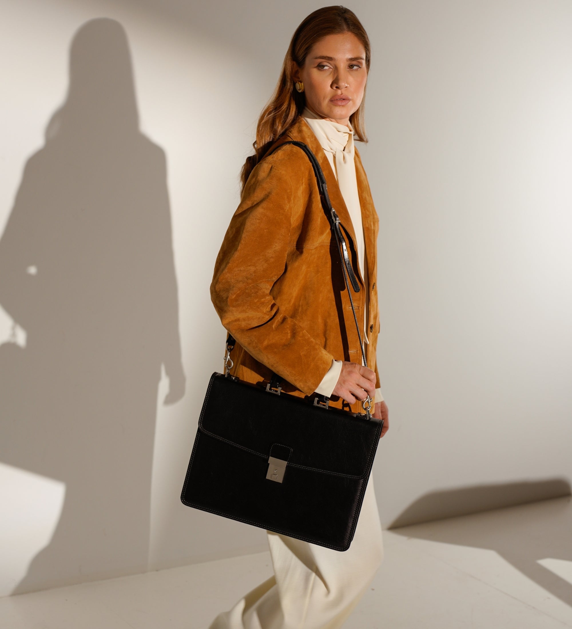 Cartella da lavoro in pelle donna - The Sound of the Mountain