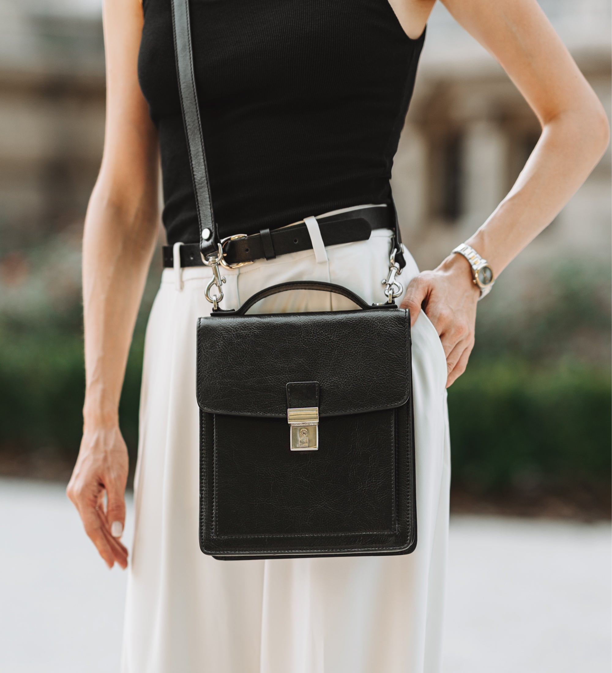 Cartella piccola in pelle donna - Walden