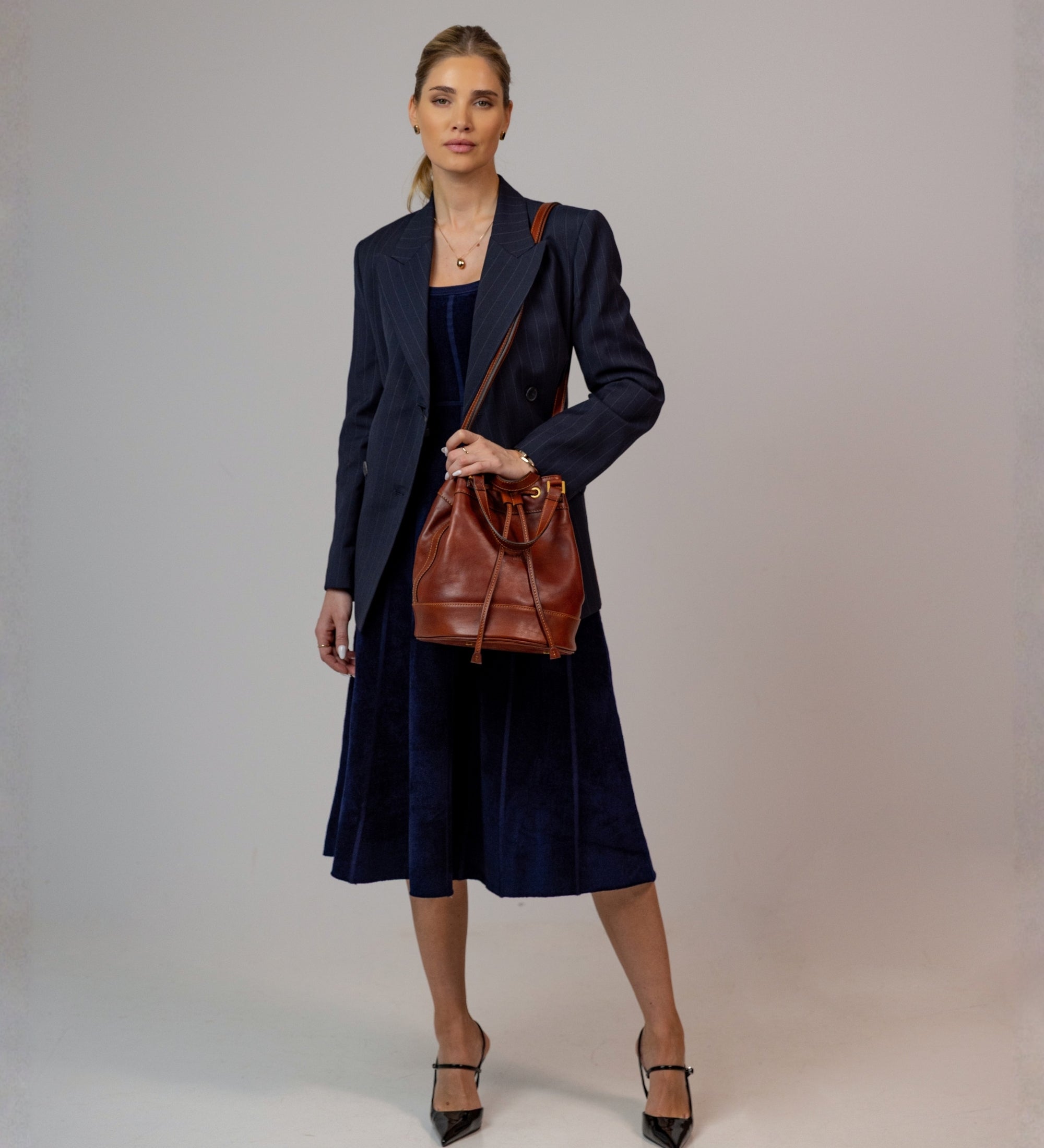 Borsa a secchiello in pelle donna - Light In August