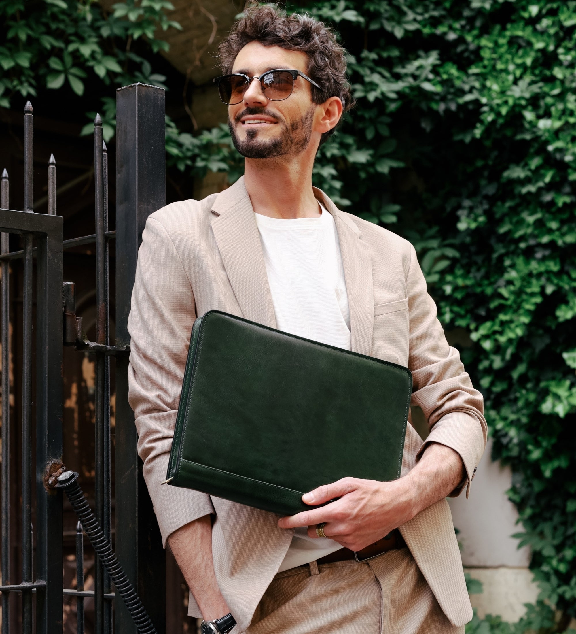 Portadocumenti organizer A4 in pelle - Candide