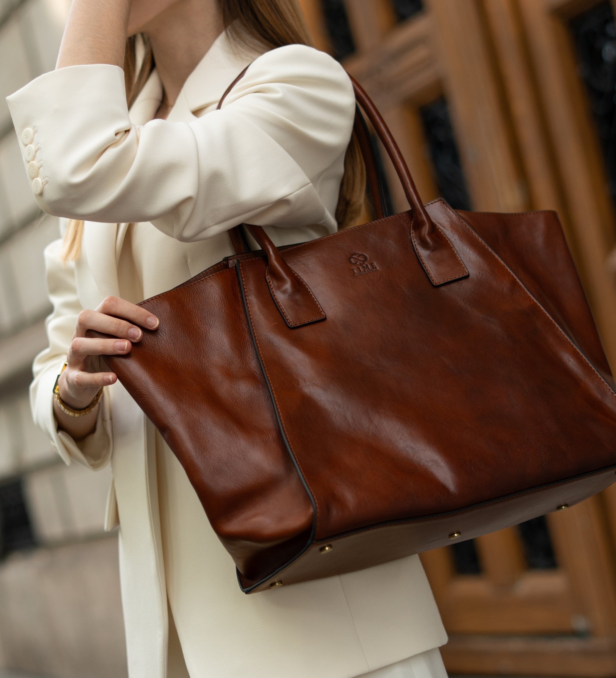 Borsa a mano Tote in pelle donna - The Woman In White