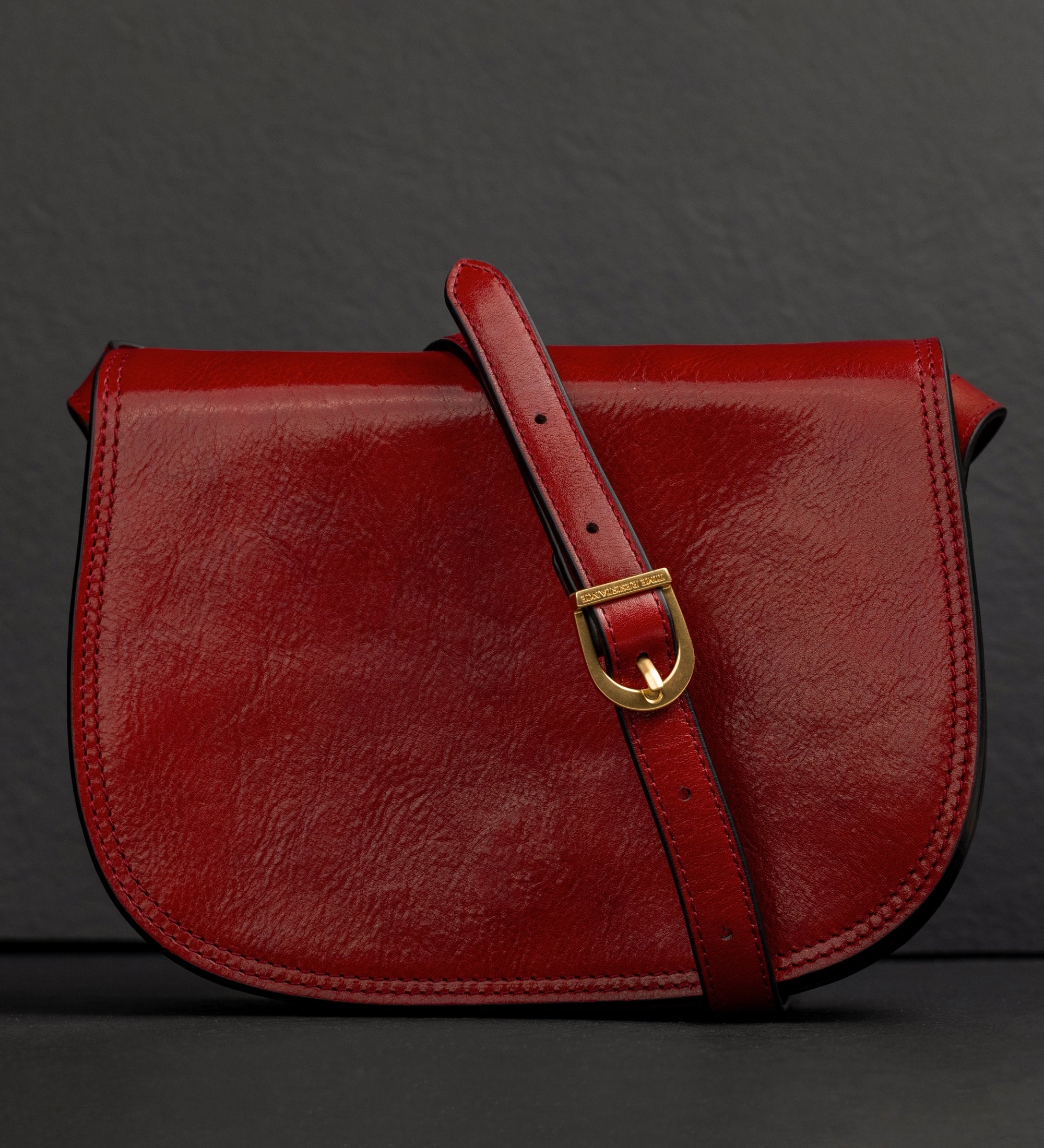 Borsa a tracolla in pelle modello saddle donna - Moonfleet
