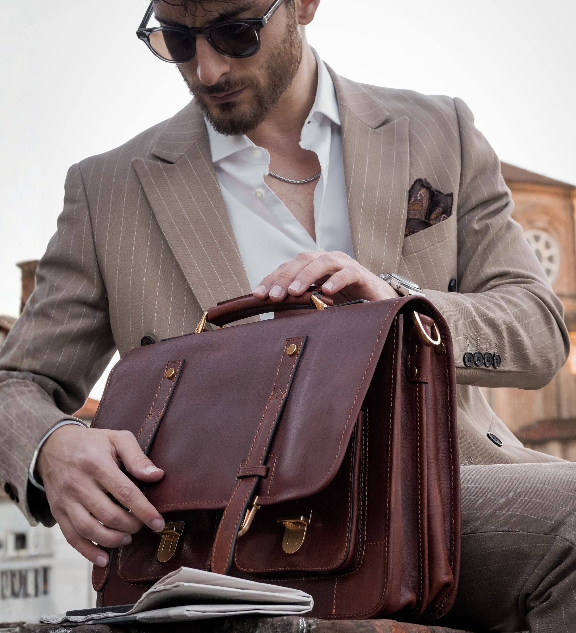 Cartella zaino in pelle - A Midsummer Night's Dream