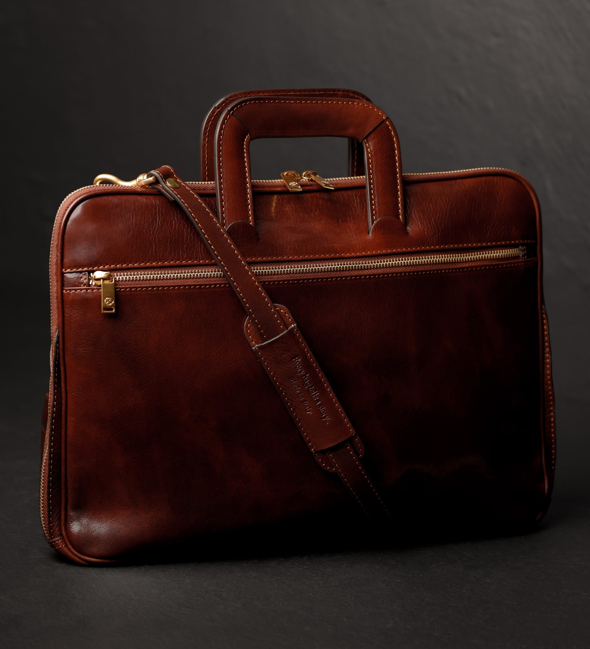 Cartella in pelle per PC donna - Brave New World