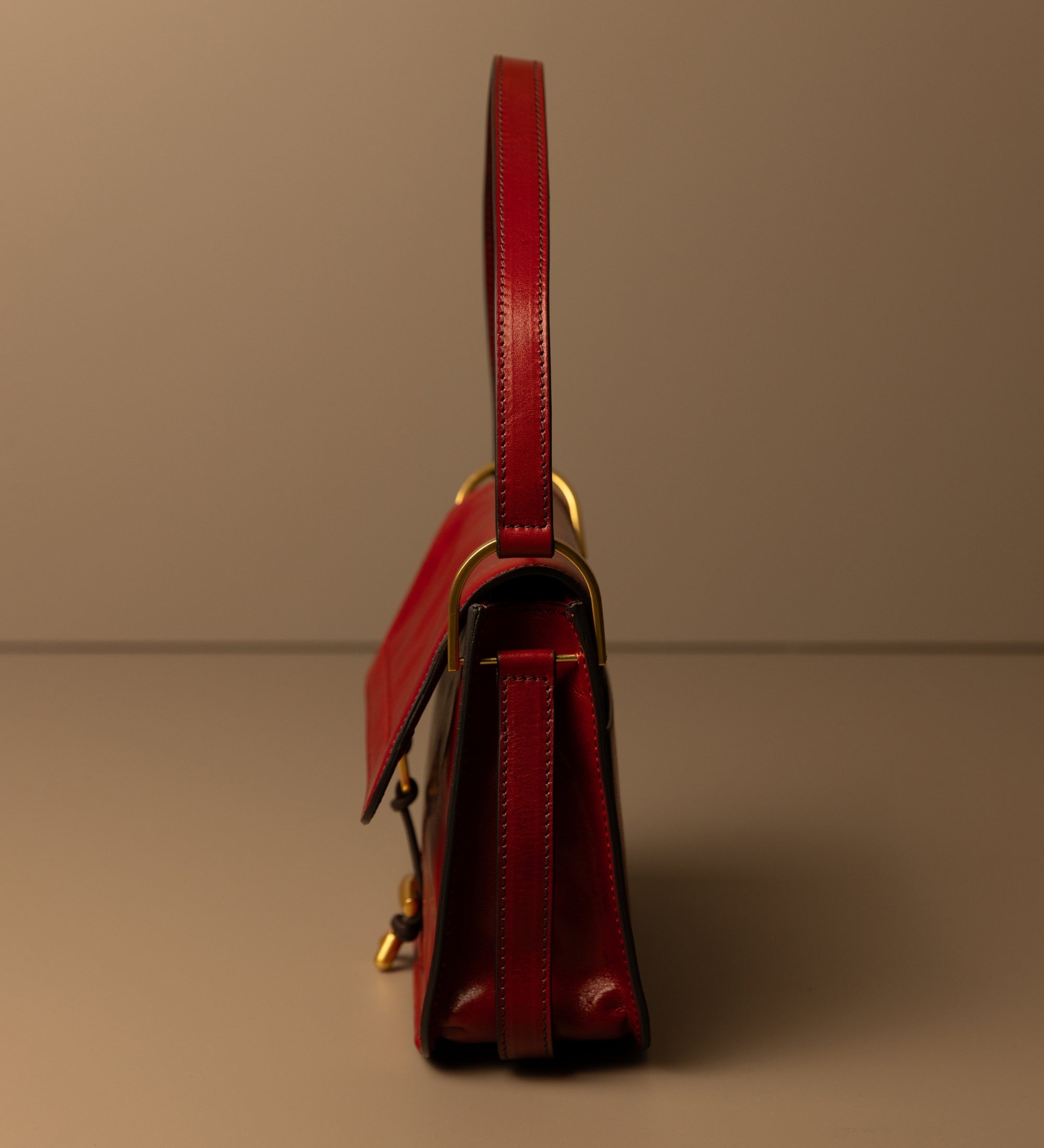 Borsa con patta in pelle da donna - Possession