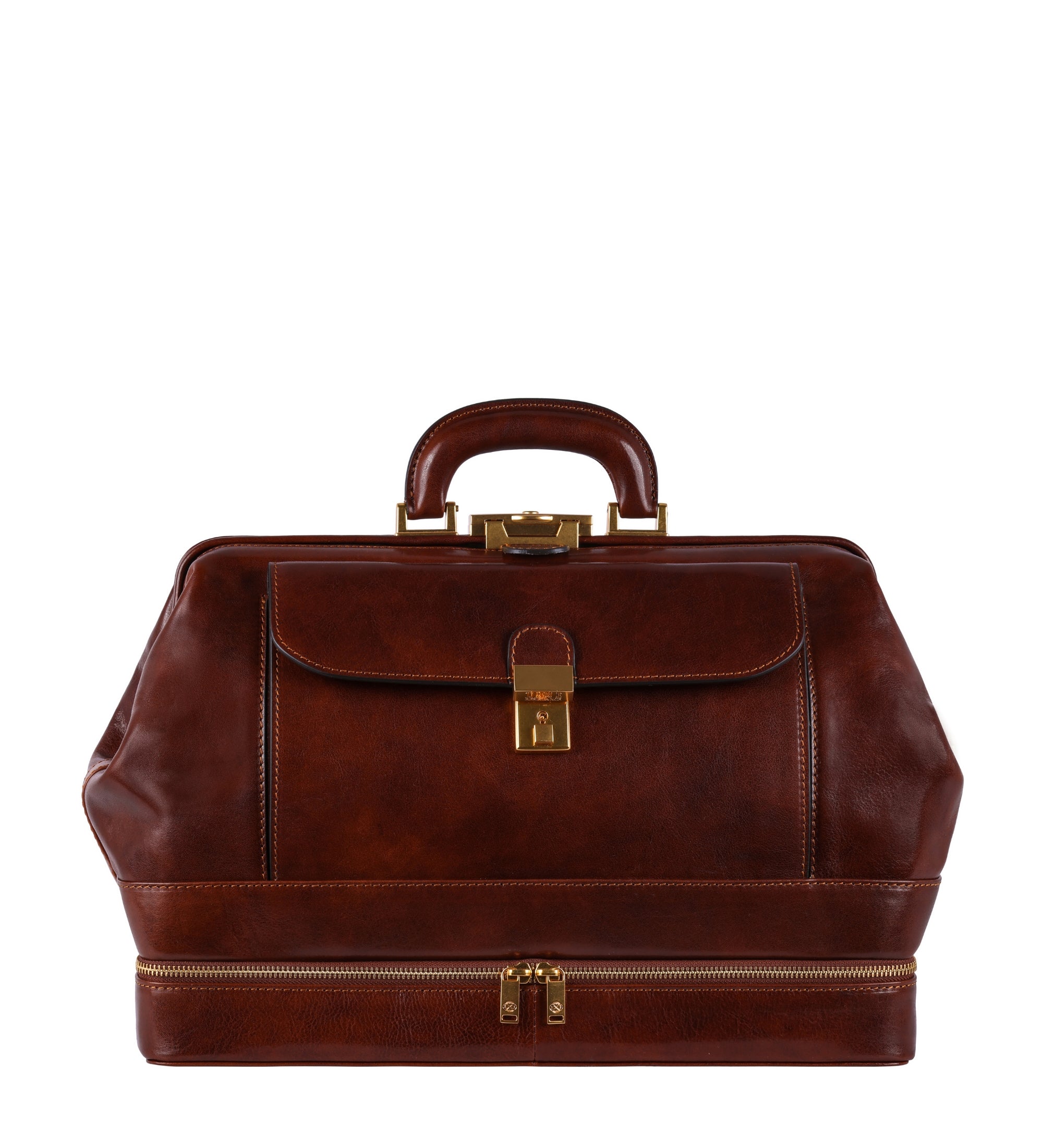 Borsa da medico grande in pelle Italiana - The Master and Margarita