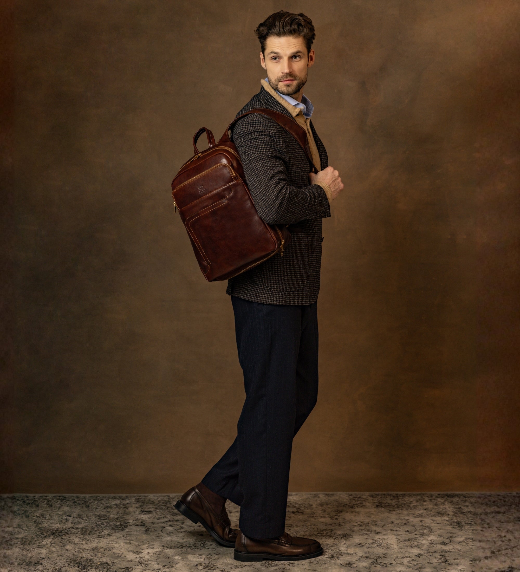 Zaino grande in pelle - L.A. Confidential