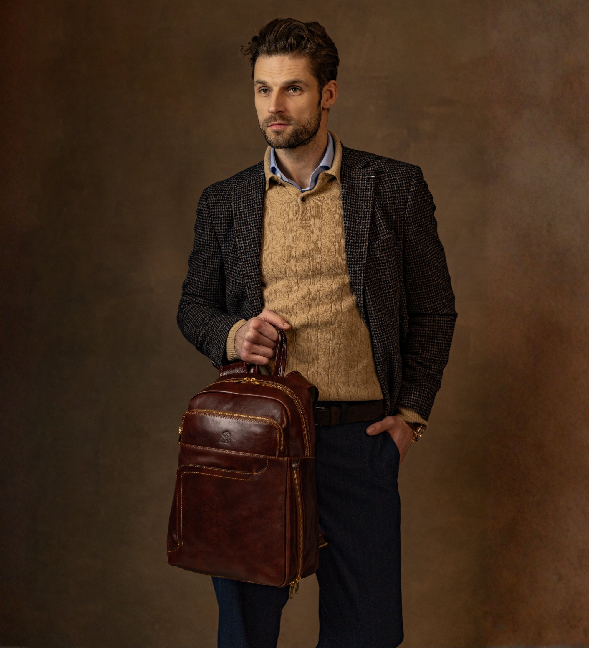 Zaino grande in pelle - L.A. Confidential