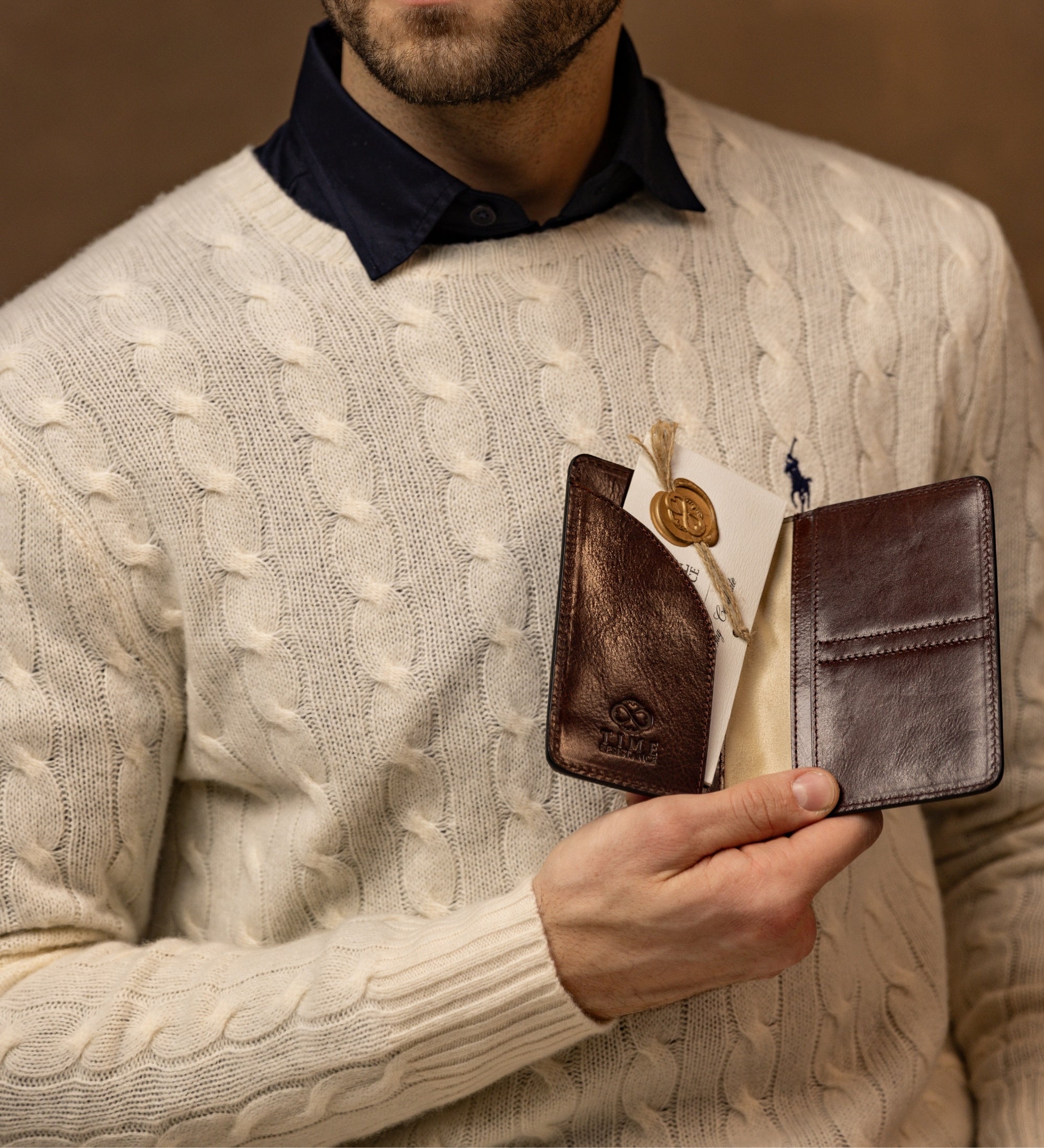 Porta passaporto piccolo in pelle - Gulliver's Travels