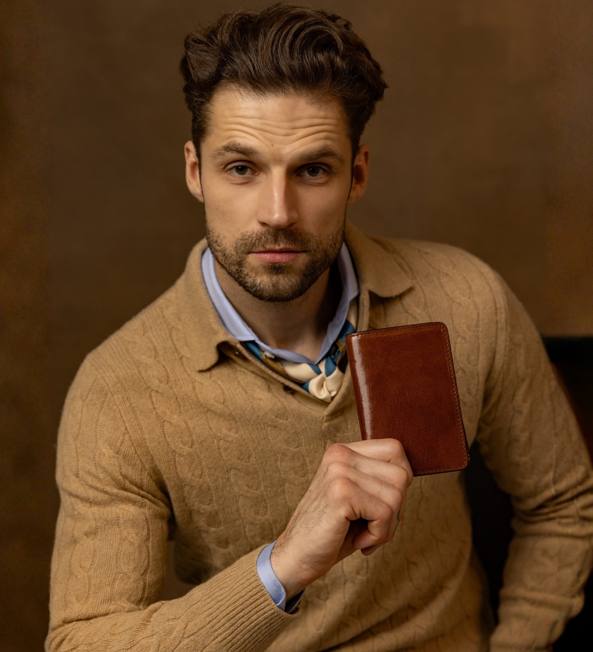 Porta passaporto piccolo in pelle - Gulliver's Travels