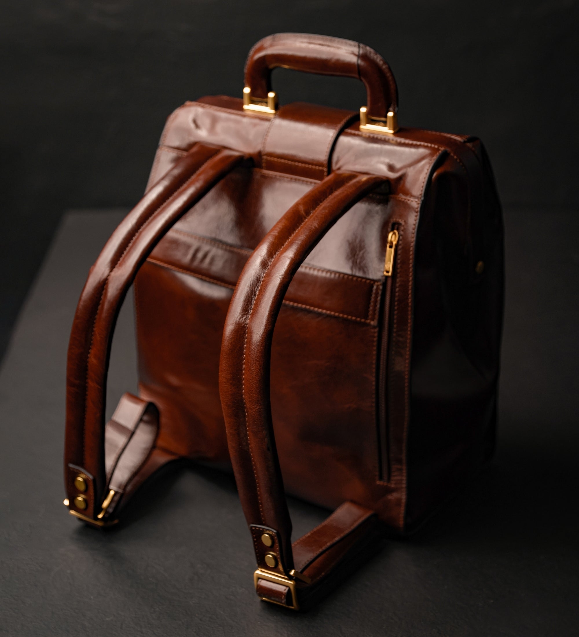 Zaino in pelle - A Brief Story of Time