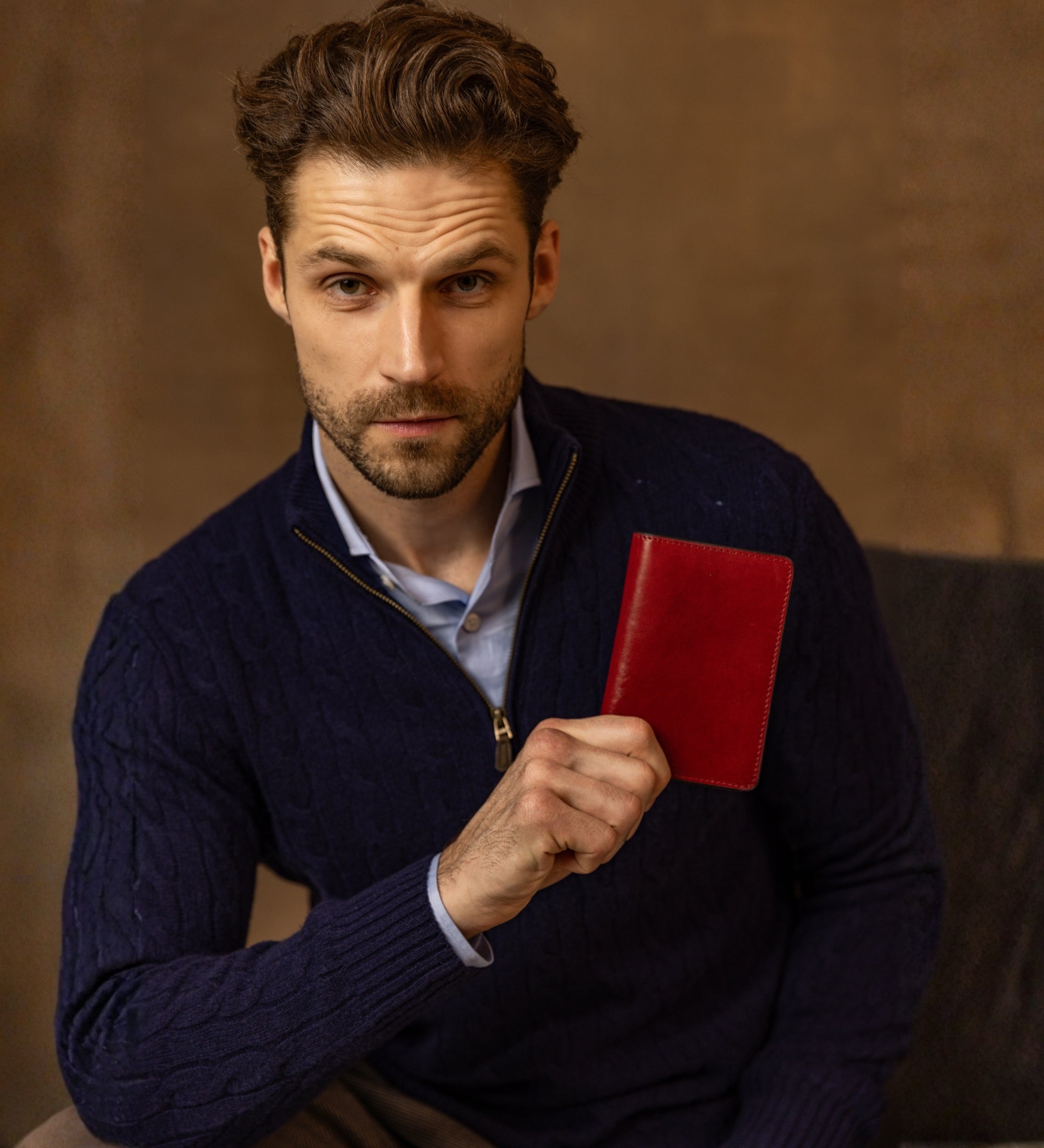 Porta passaporto piccolo in pelle - Gulliver's Travels