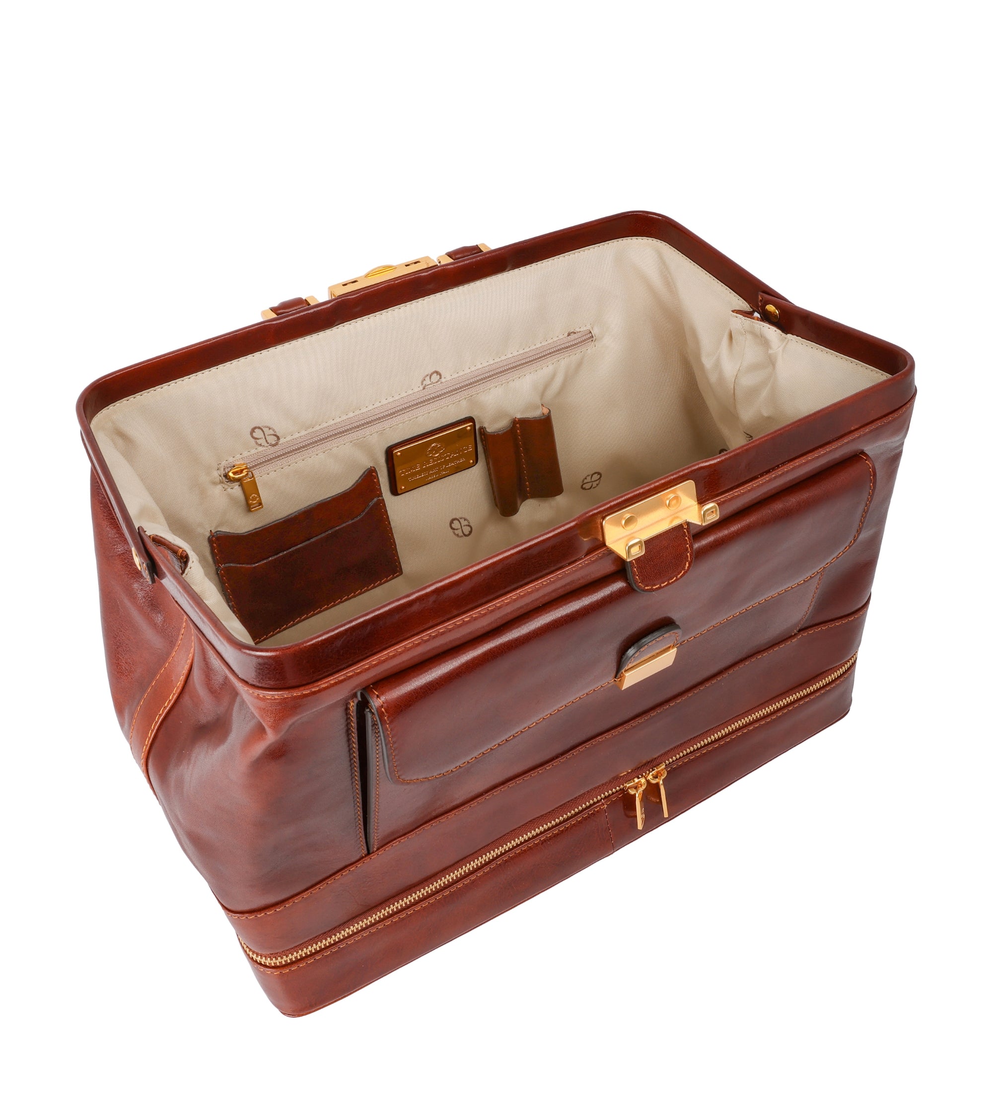 Borsa da medico grande in pelle Italiana donna - The Master and Margarita