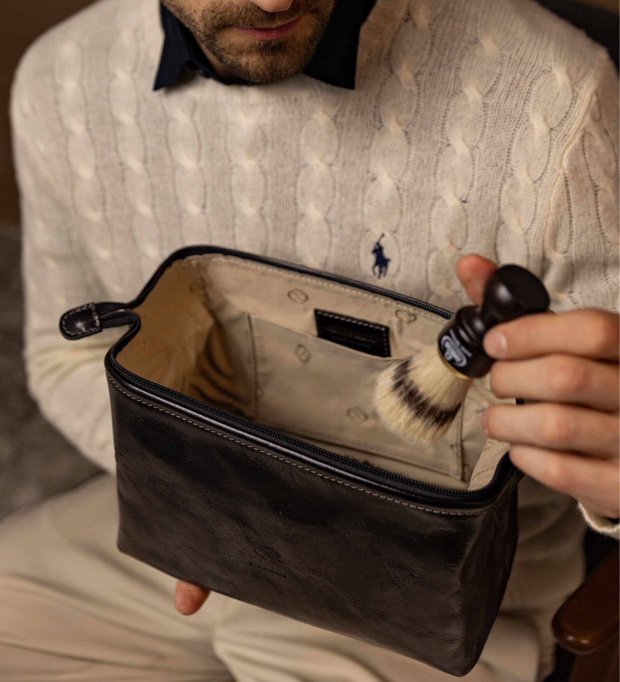 Necessaire in pelle - Four Past Midnight