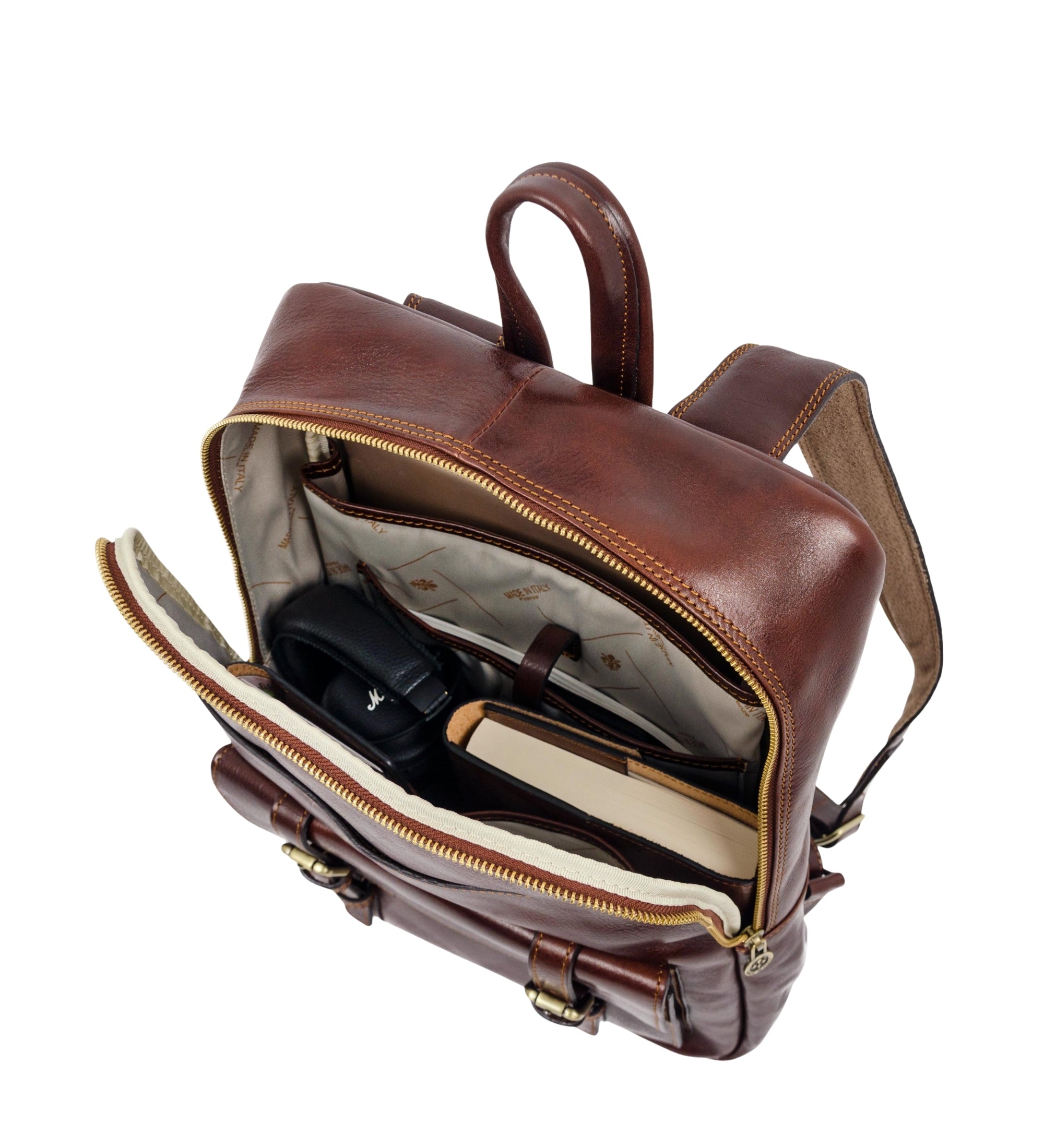 Large Leather Backpack for Men - The Divine Comedy