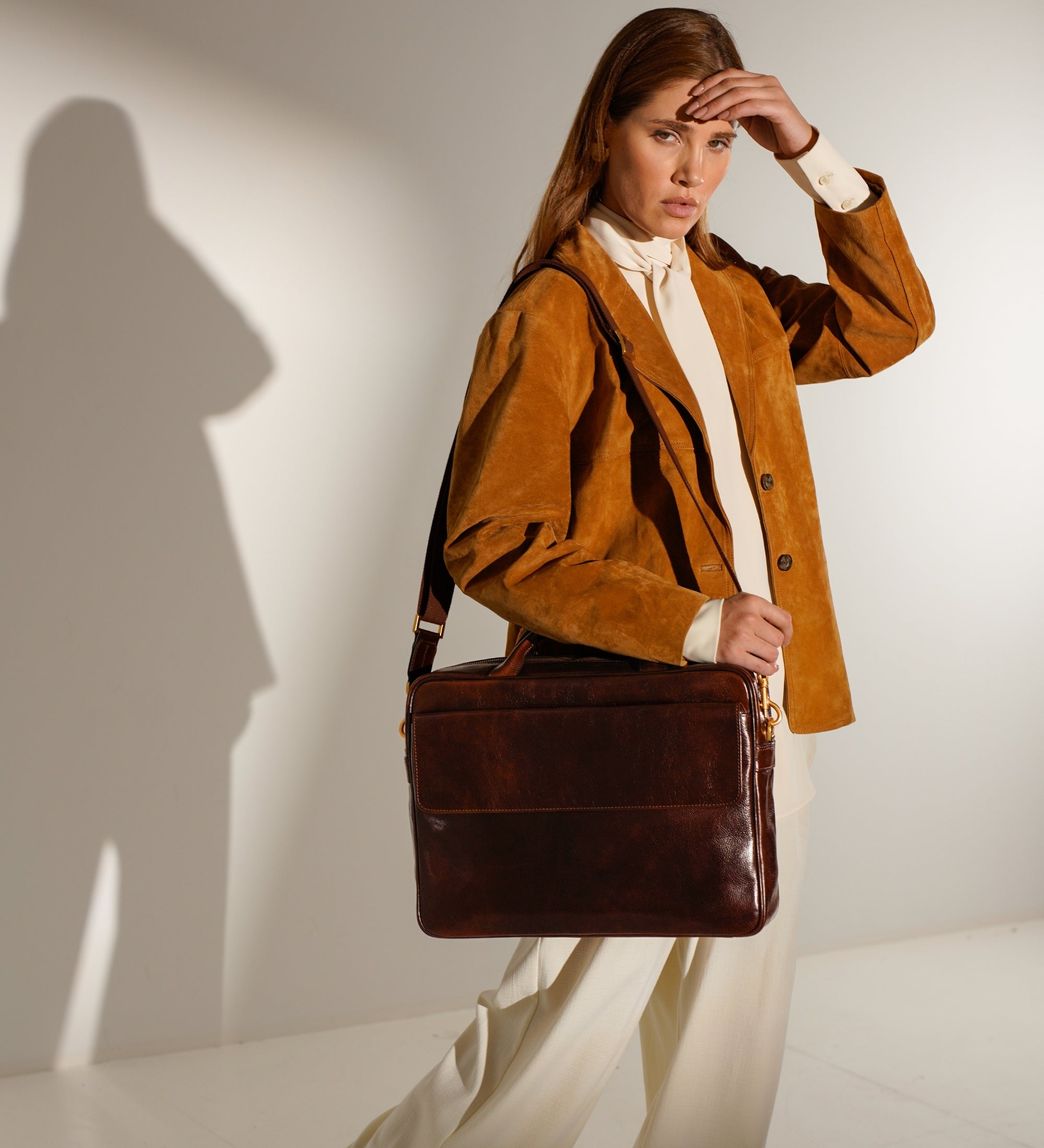 Cartella in pelle per PC donna - The Sheltering Sky