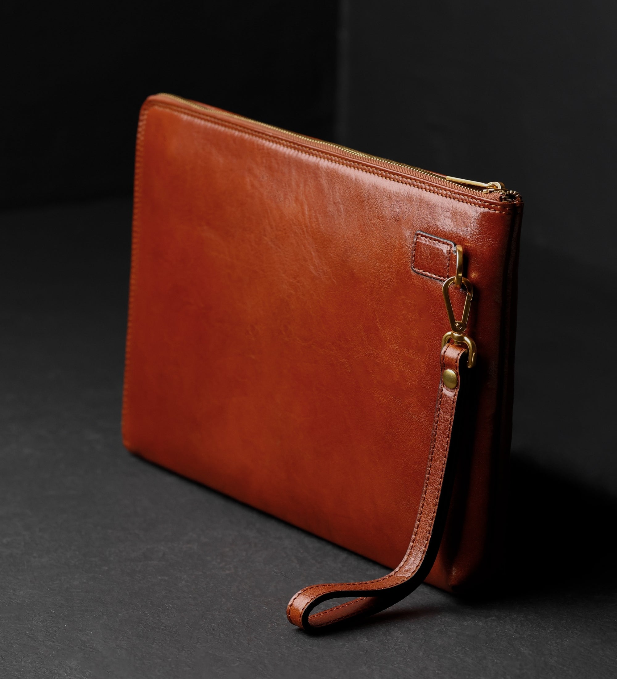 Maxi pochette in pelle uomo - The Brothers Karamazov