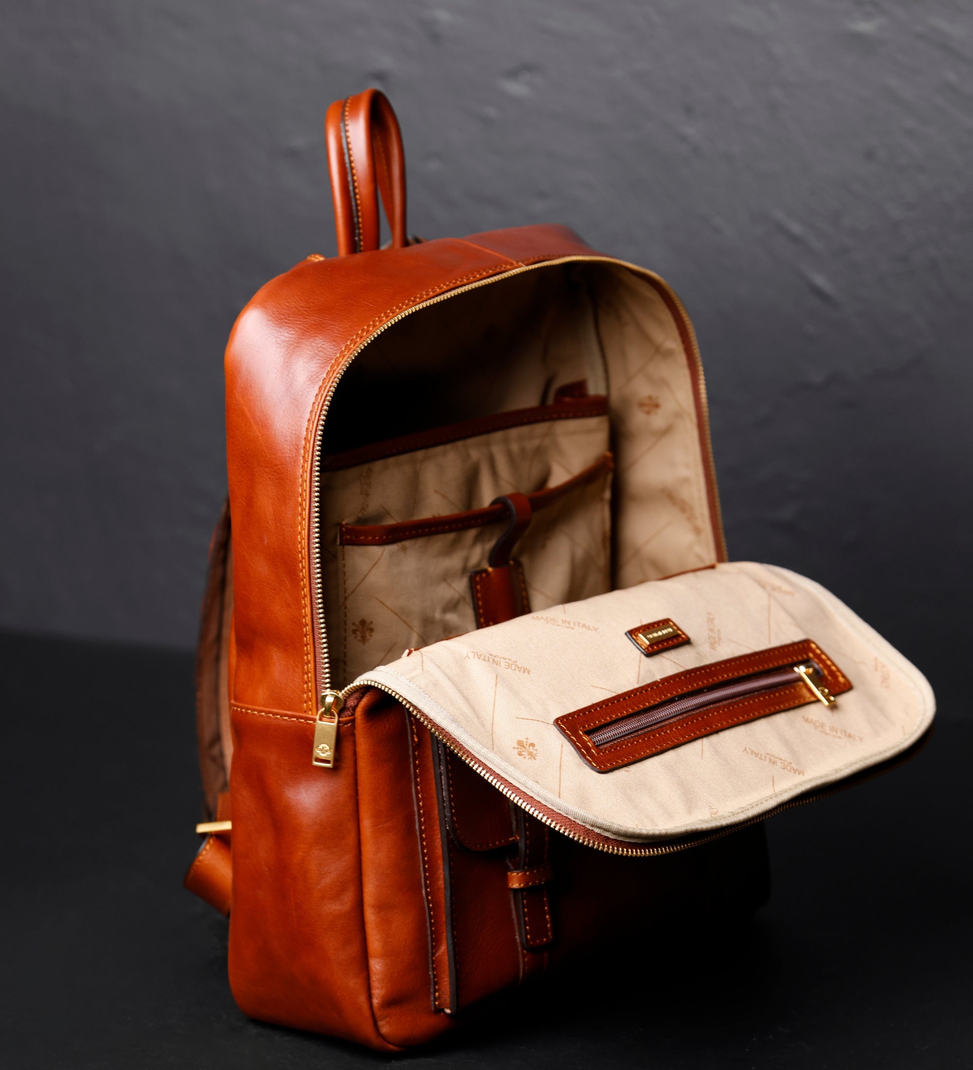 Zaino borsa da viaggio in pelle donna - The Divine Comedy