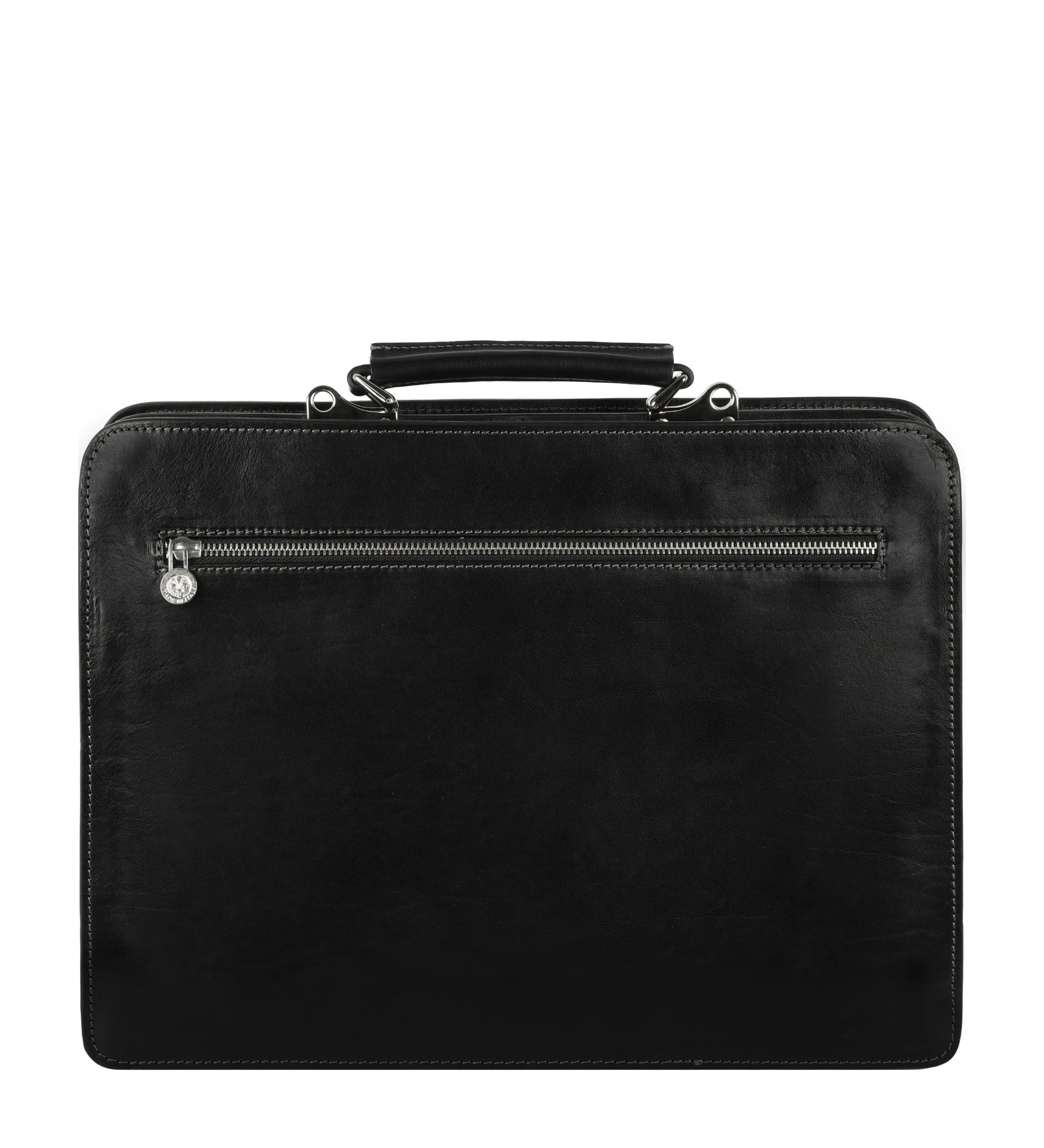 Borsa da lavoro a cartella con tracolla in pelle - The Prophet