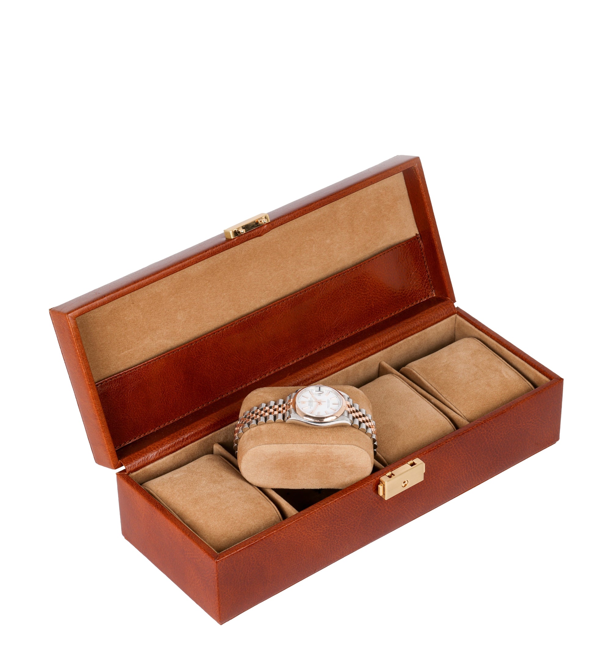 Cofanetto in pelle organizer per orologi - Herzog