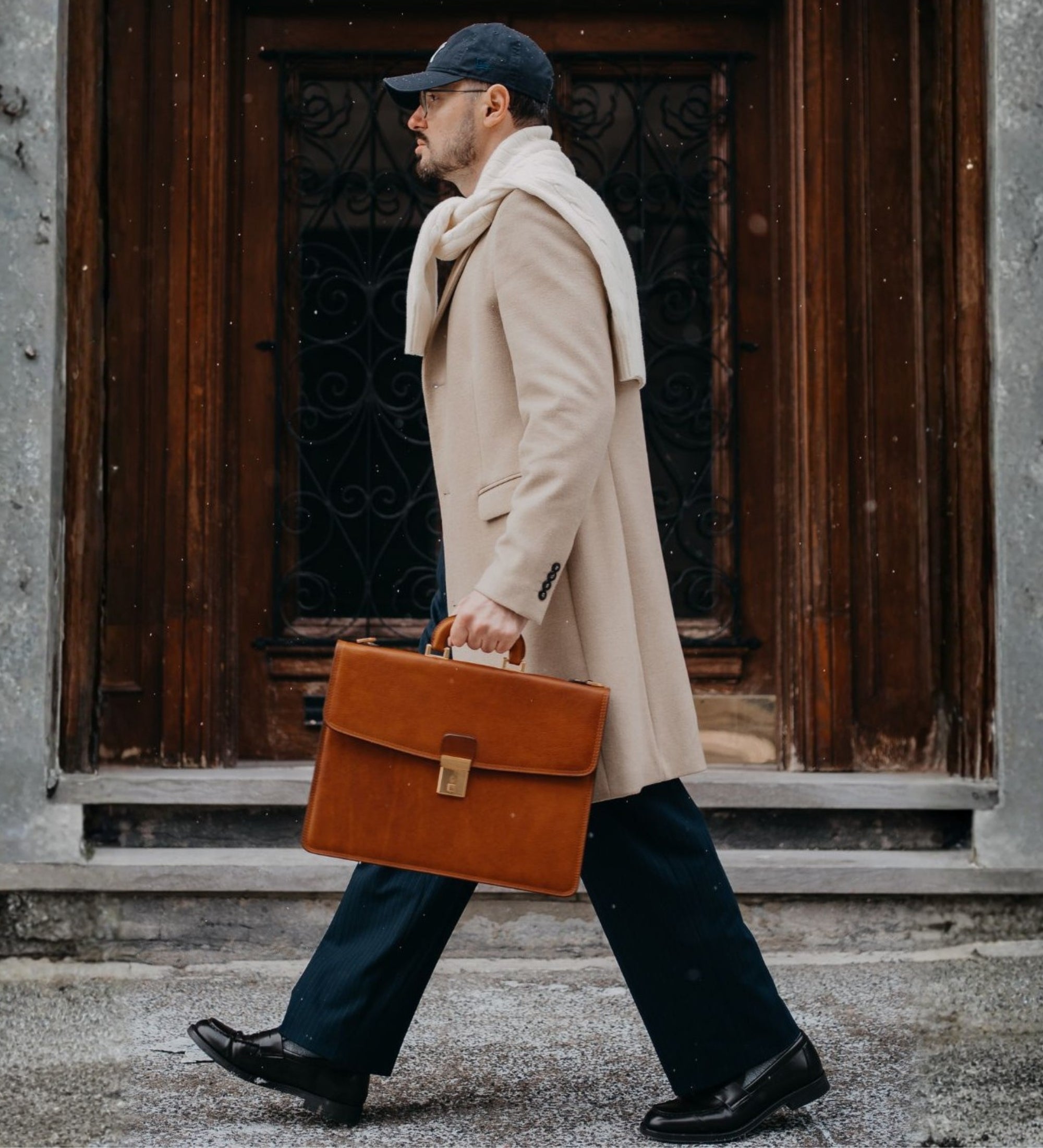 Cartella da lavoro in pelle - The Sound of the Mountain