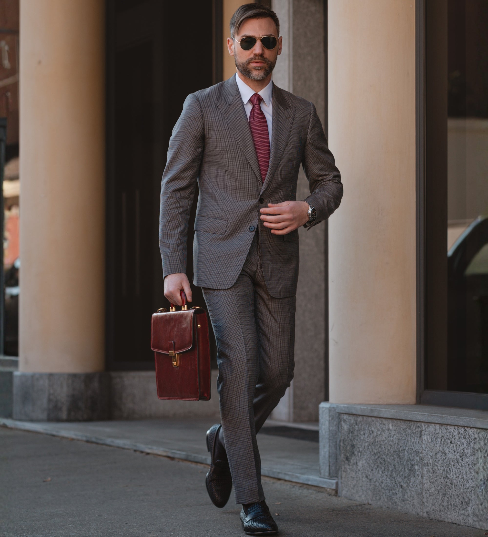 Cartella da lavoro in pelle - The Sound of the Mountain