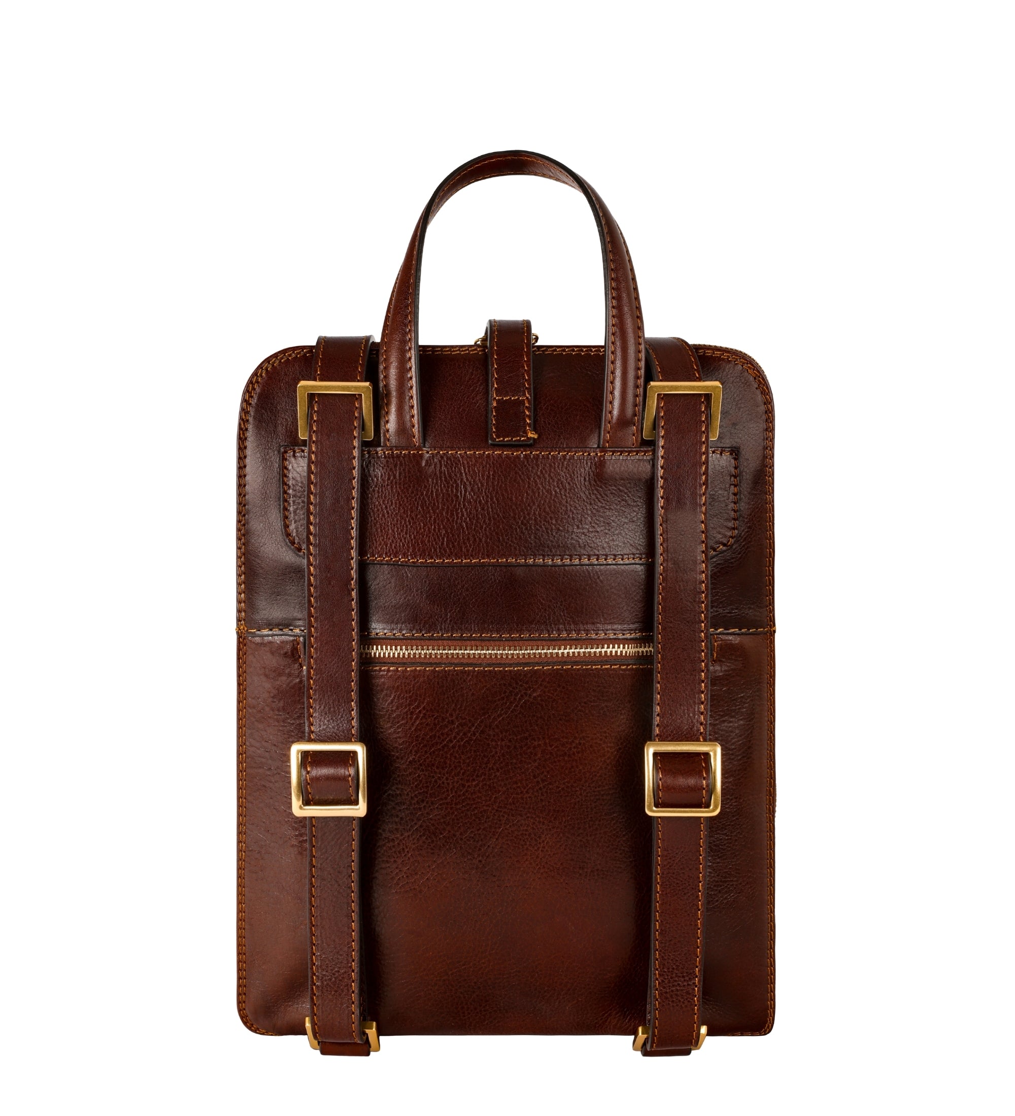 Zaino donna in pelle convertibile in borsa a spalla - Clarissa