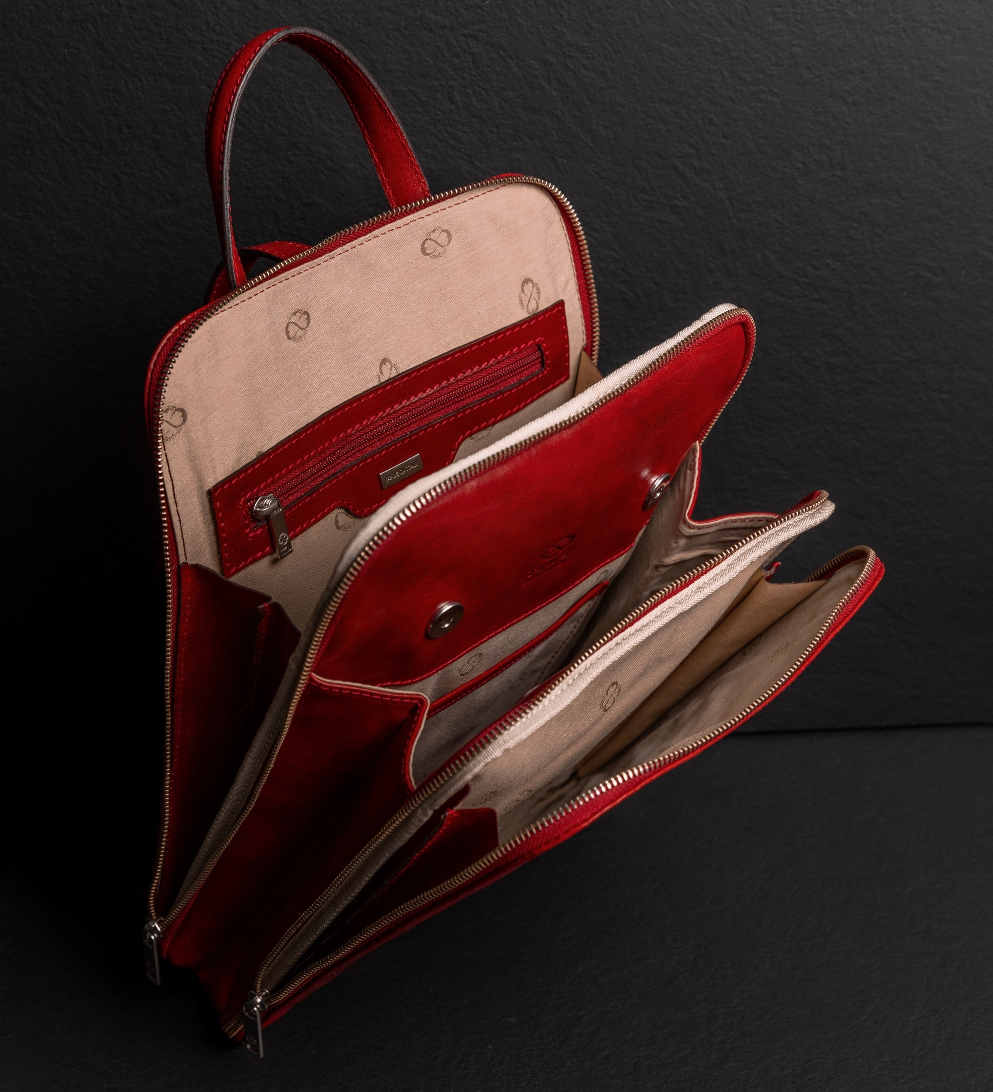 Zaino donna in pelle convertibile in borsa a spalla - Clarissa