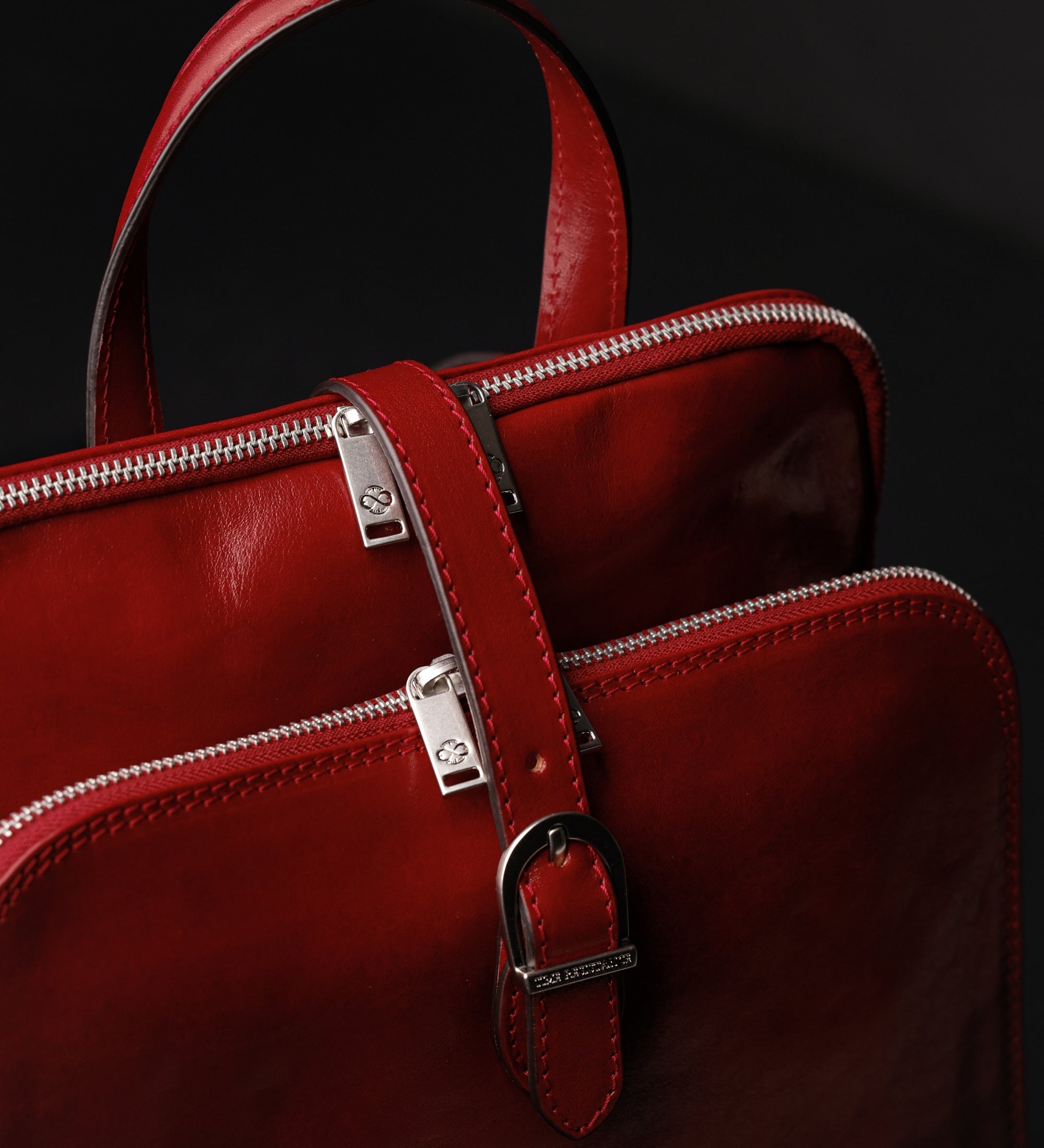 Zaino donna in pelle convertibile in borsa a spalla - Clarissa