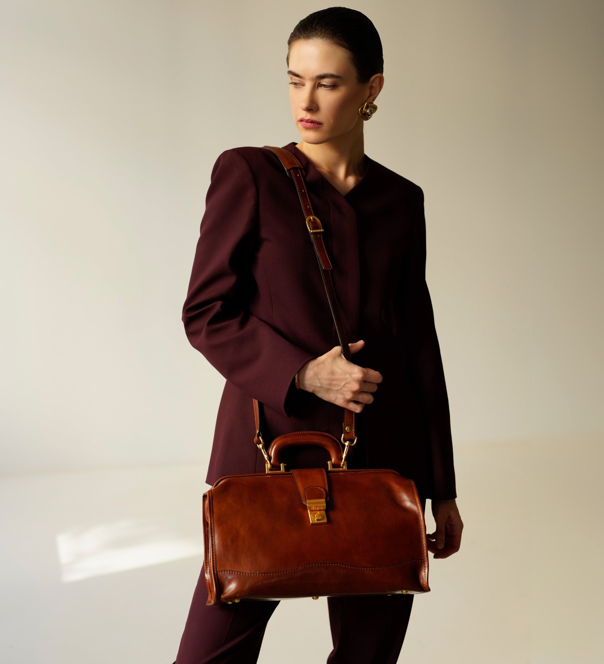 Borsa da medico piccola in pelle donna - David Copperfield
