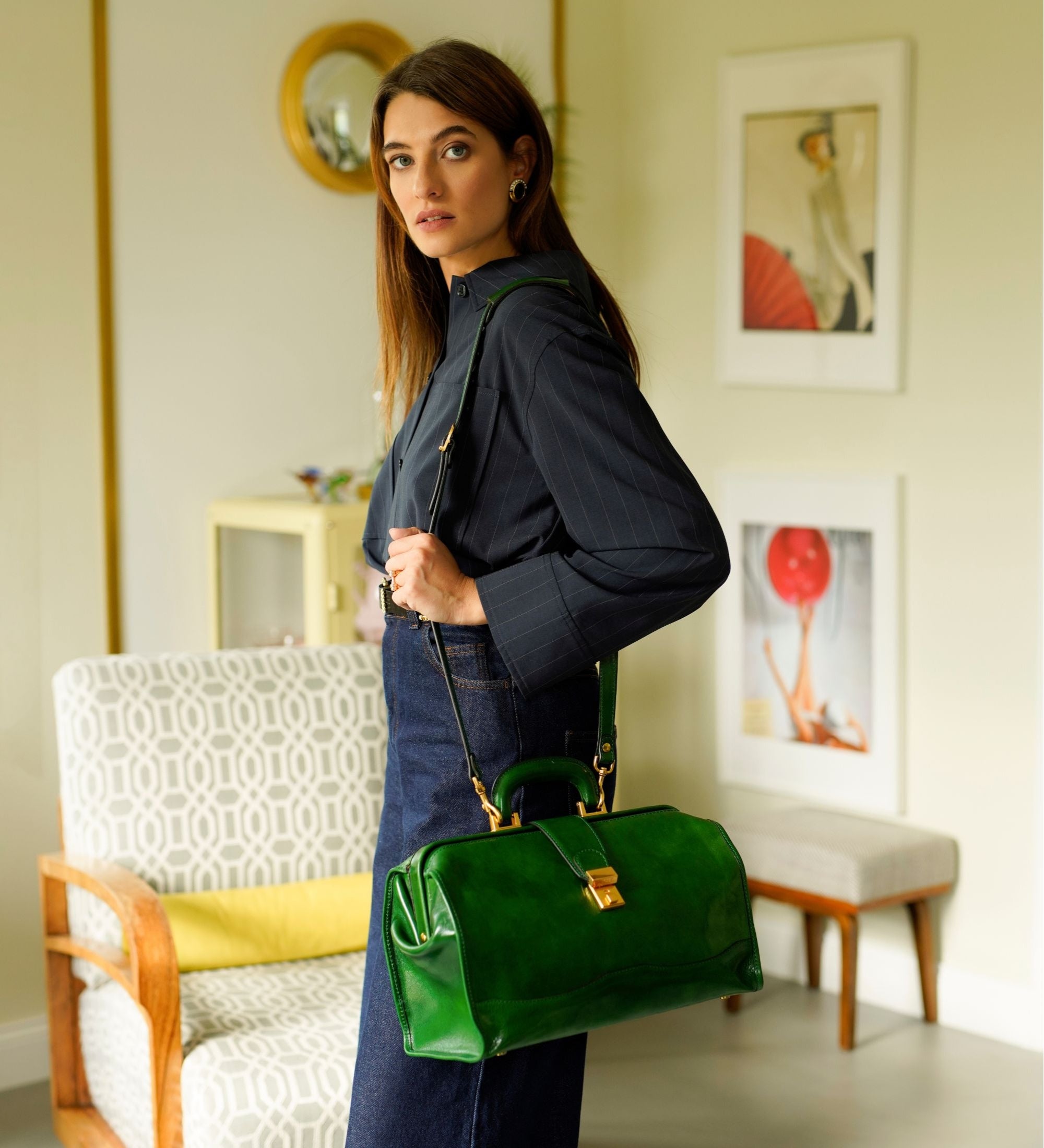 Borsa da medico piccola in pelle donna - David Copperfield