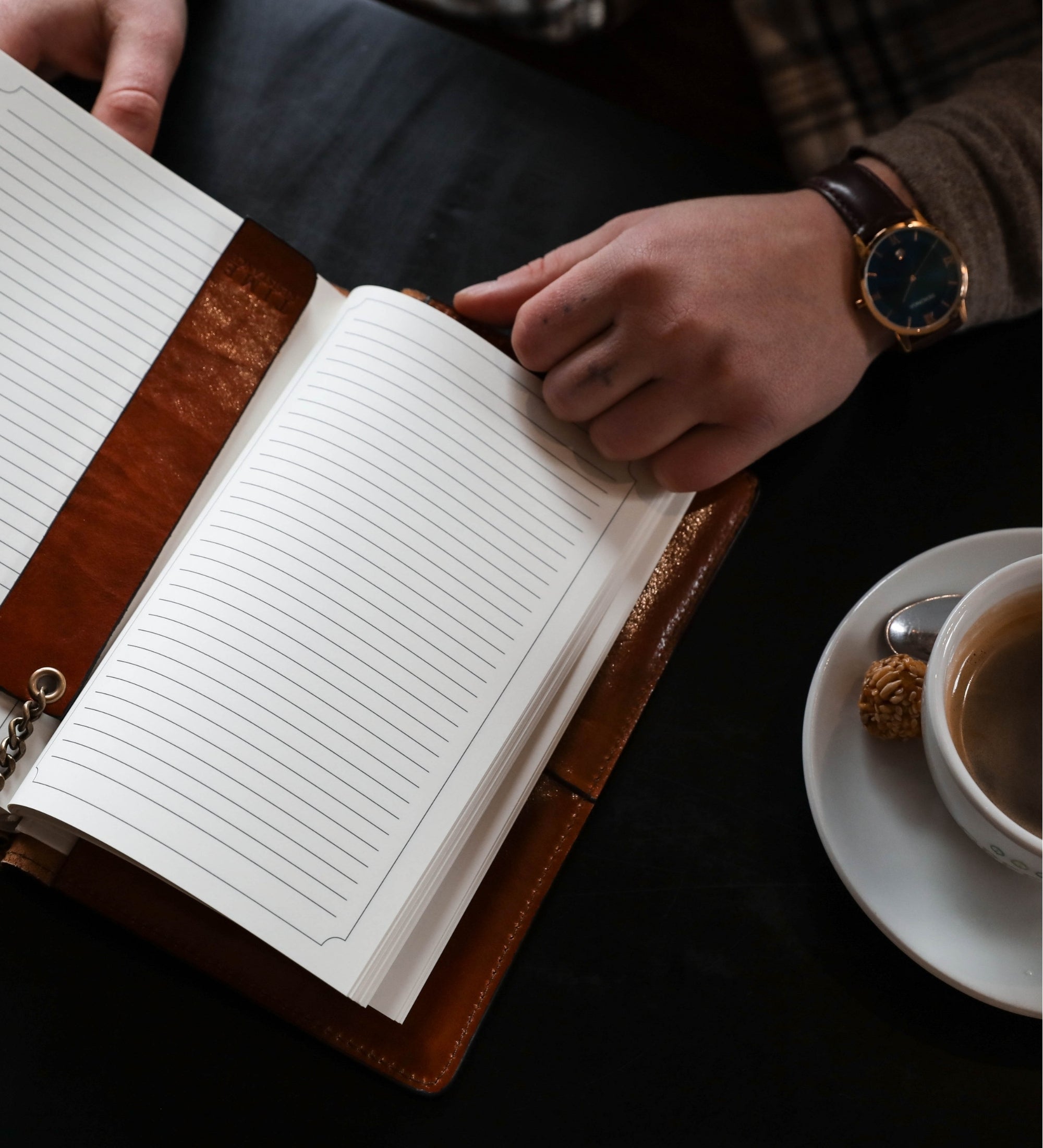 Organizer in pelle per taccuino A5 ricaricabile - The Diary of a Nobody
